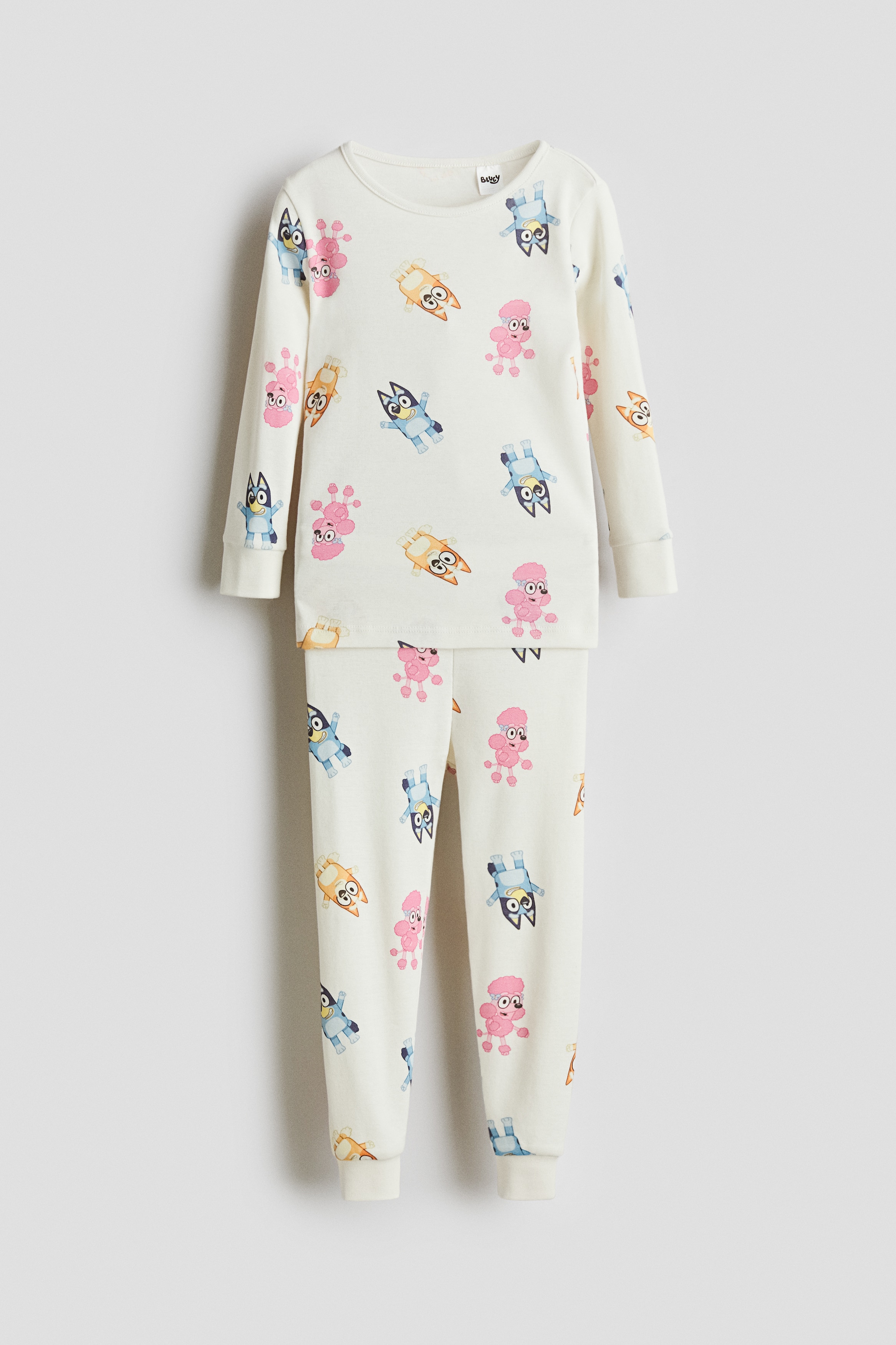 Ensemble pyjama 'Bluey' t-shirt pantalon - 2 pièces - ROSE - Fille