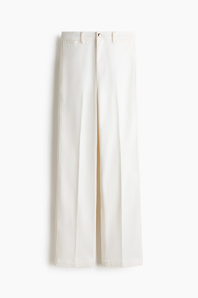 Straight High Jeans - White/Dark denim blue/Denim blue - 1