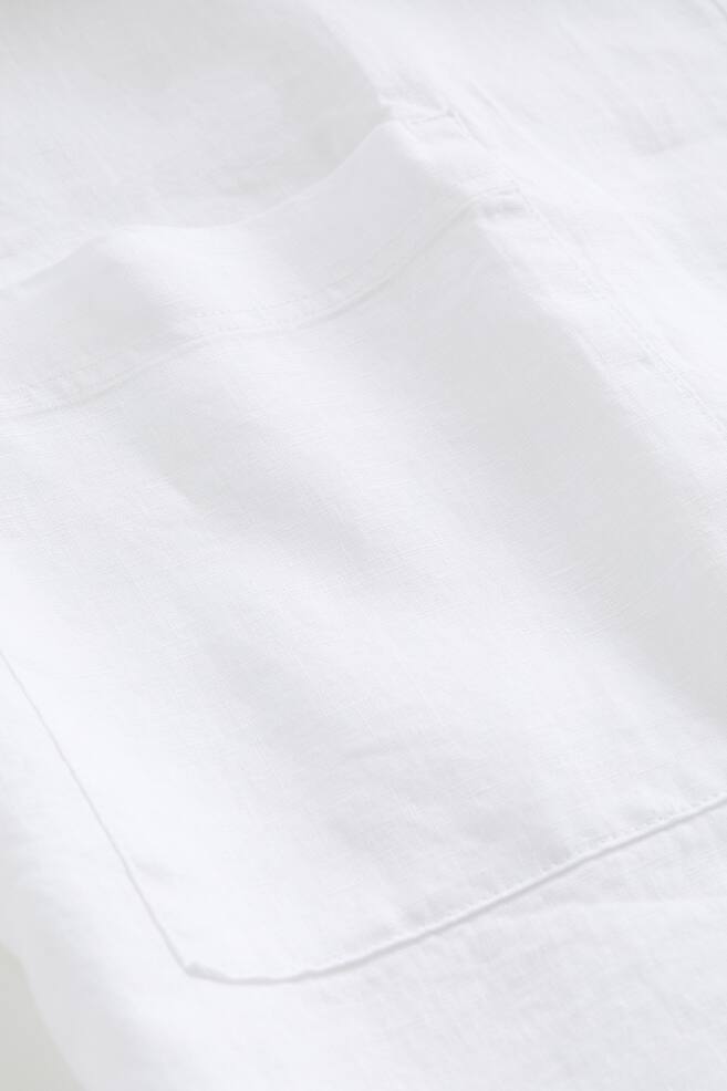 Washed linen dressing gown - White/Light grey/Grey/Powder beige/dc/dc/dc/dc/dc - 2