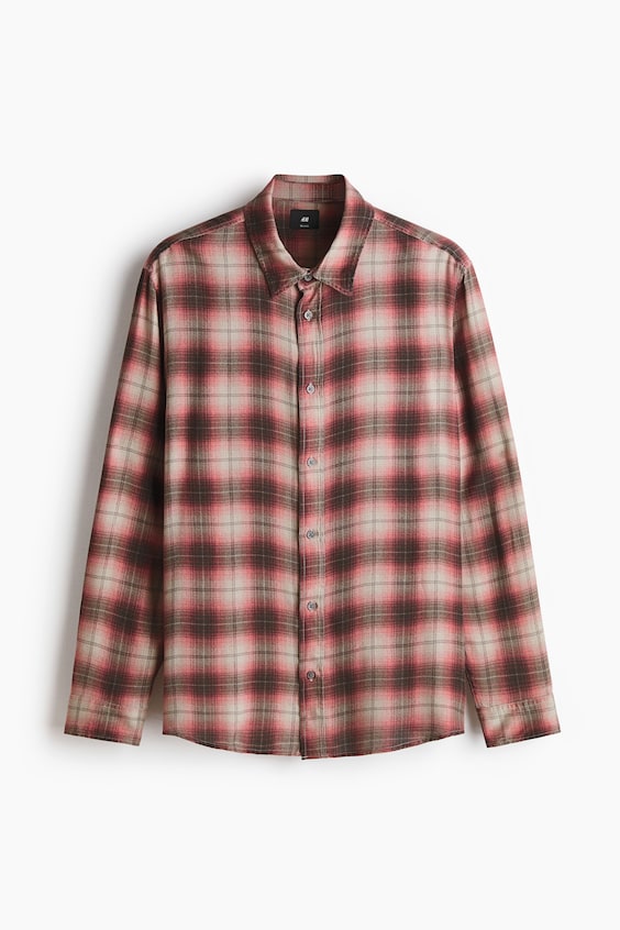 Мужские рубашки H&M Relaxed-Fit Shirt