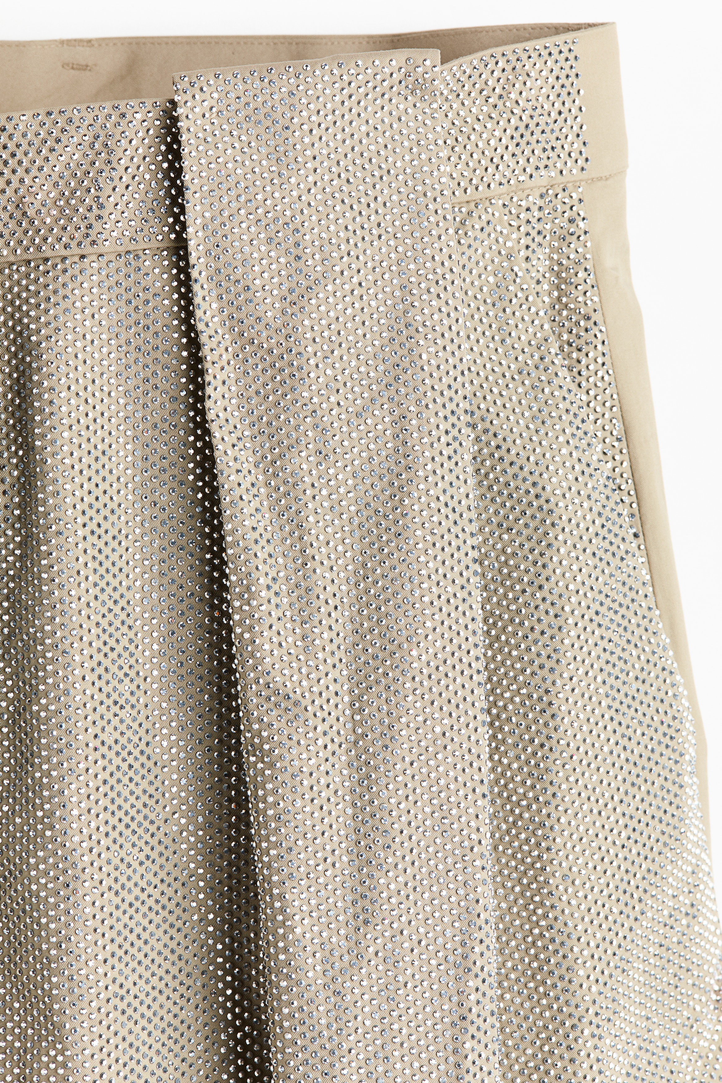 エンベリッシュドバレルレッグパンツ - カーキグリーン - レディース 
