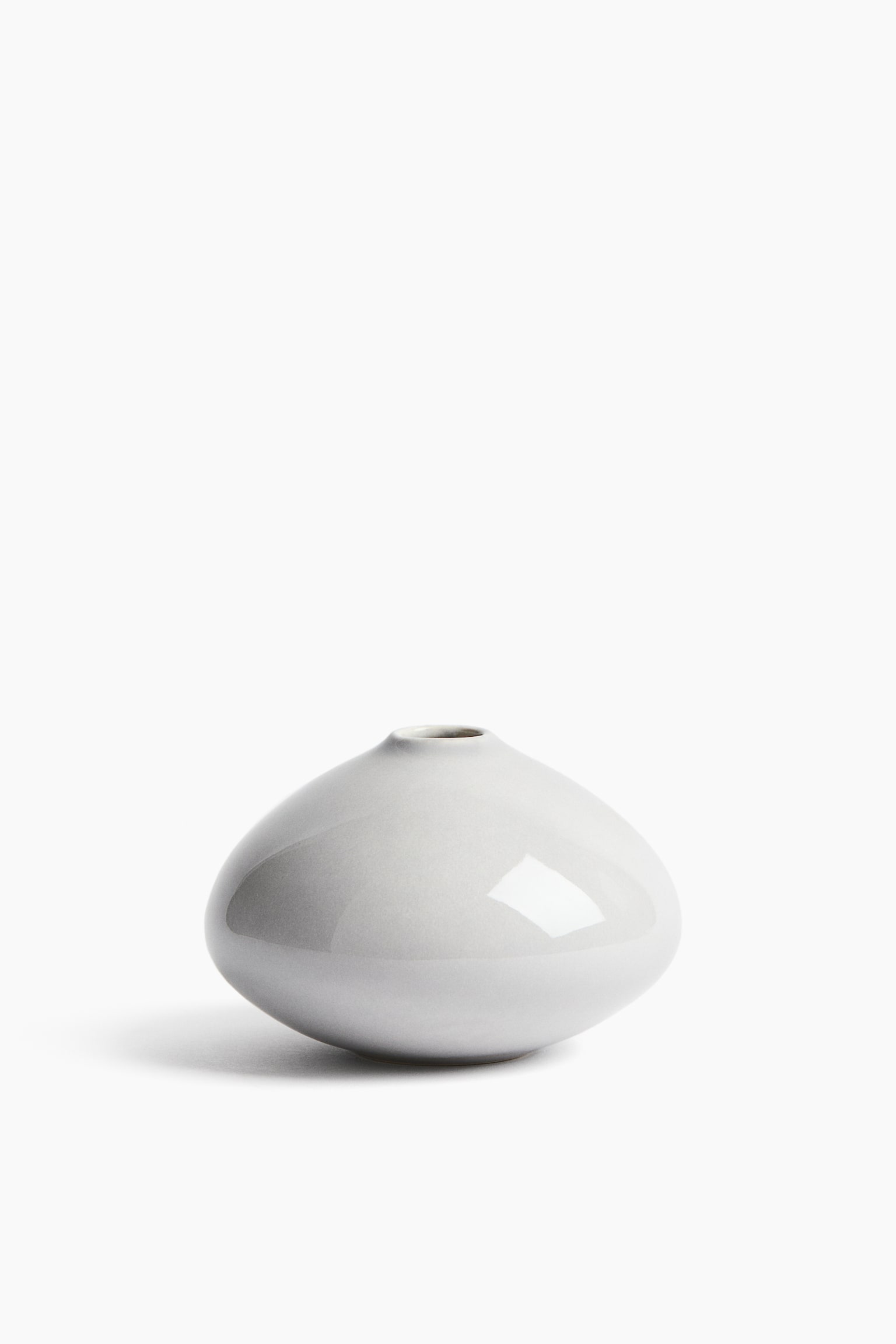 Small Stoneware Vase - Light dusty blue - 1
