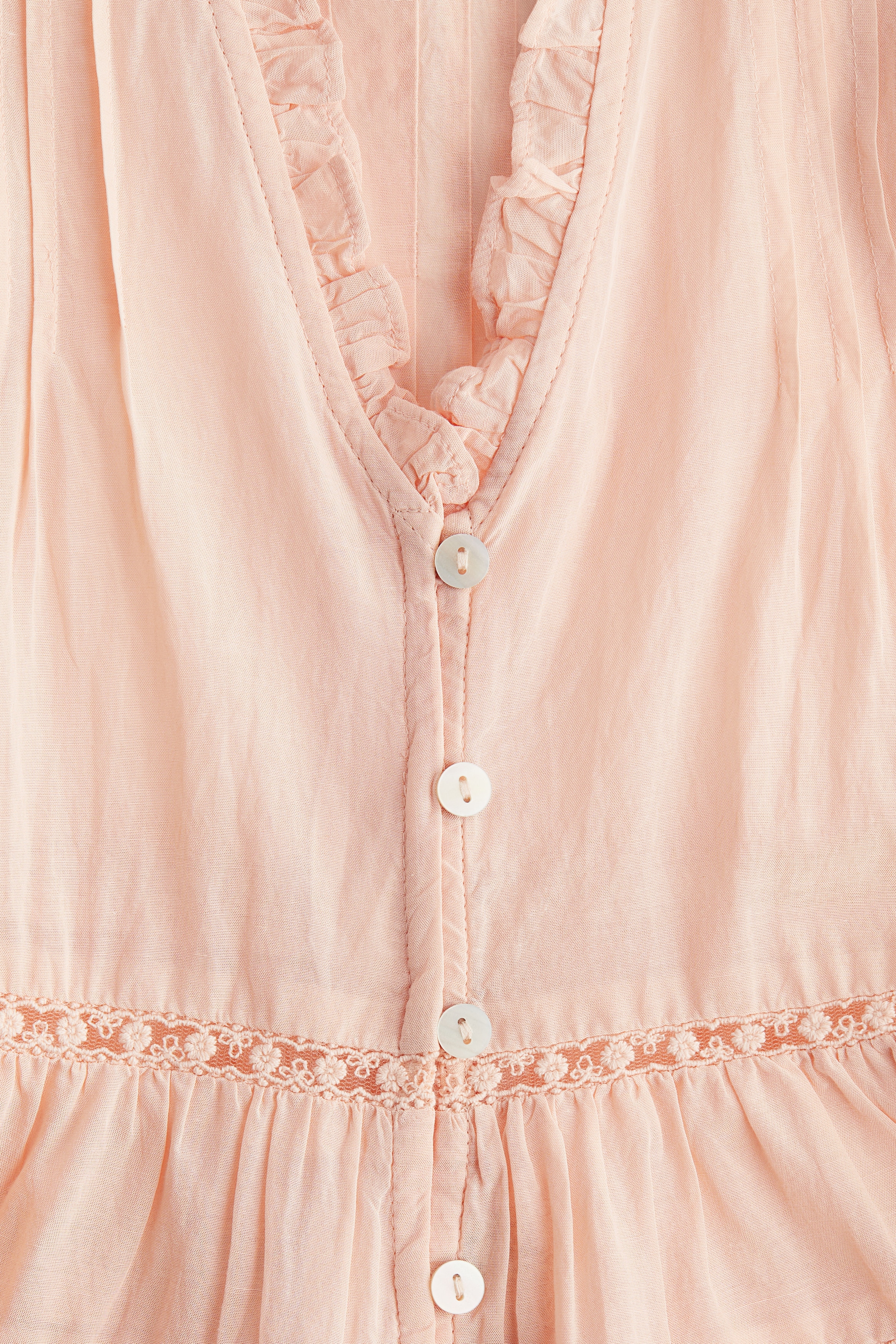 Pintucked blouse