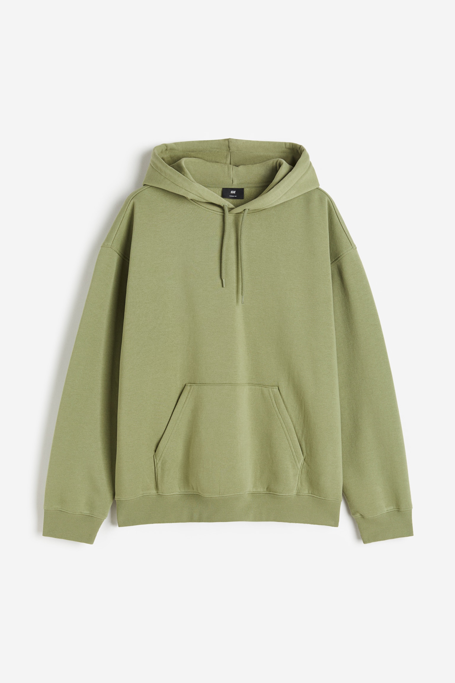 Loose Fit Hoodie - Green/Light beige/Black/Light grey marle/White/Grey/Dark greige/Green/Navy blue/Light purple/Dark green/Forest green/Dark brown/Brown/Blue/Dark blue - 2