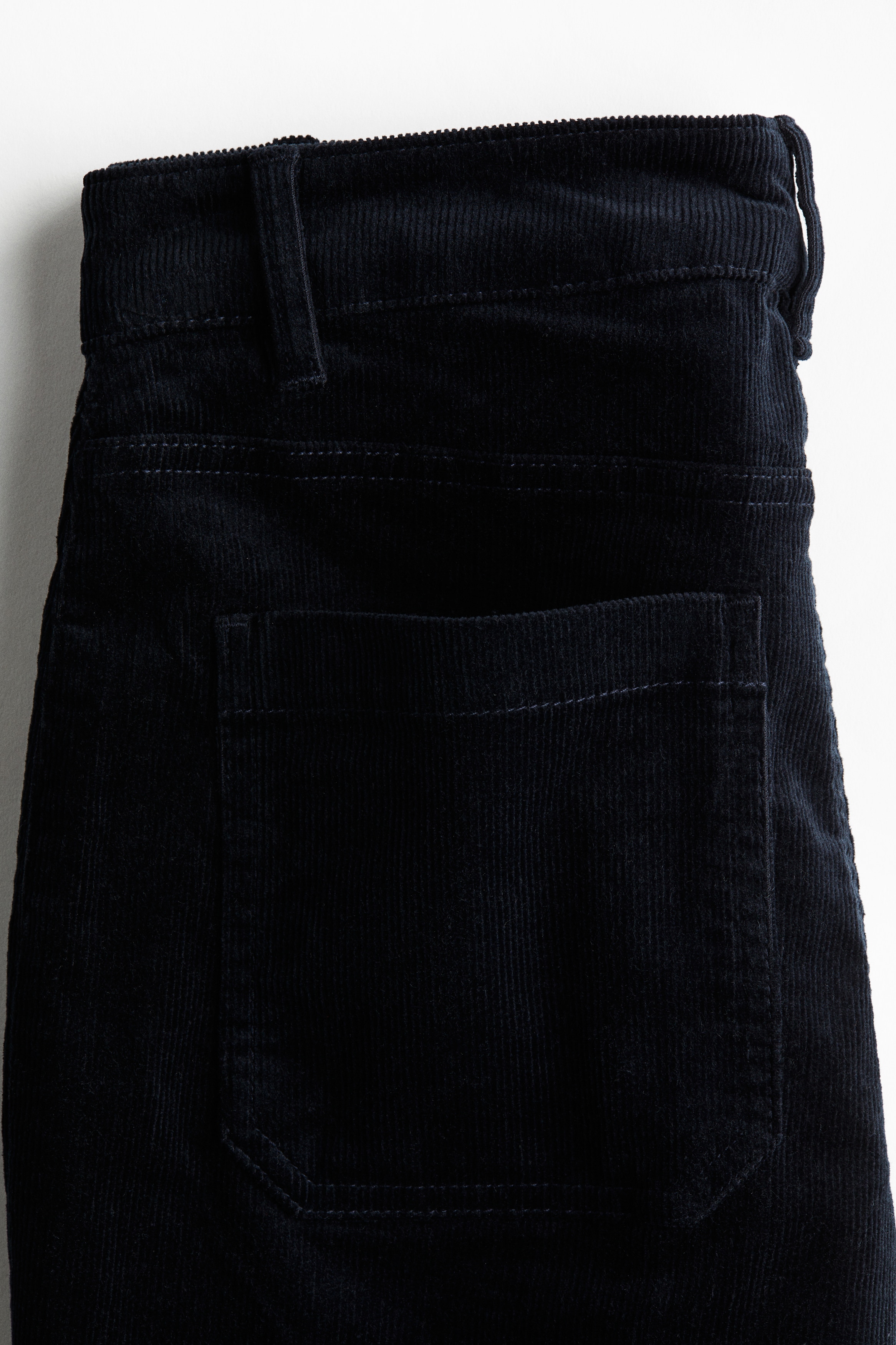 Flared corduroy trousers