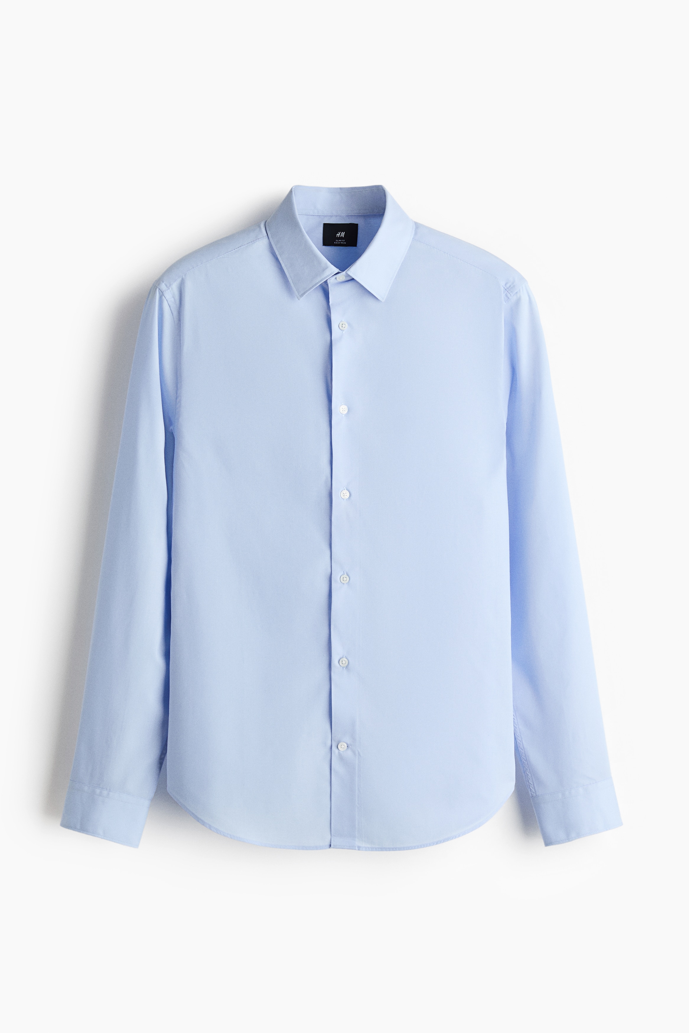 Chemise Slim Fit repassage facile - Bleu clair/Blanc/Noir/Bleu clair/rayé/Rose clair/rayé/Vert kaki/Bleu clair/rayé/Bleu marine/Beige clair