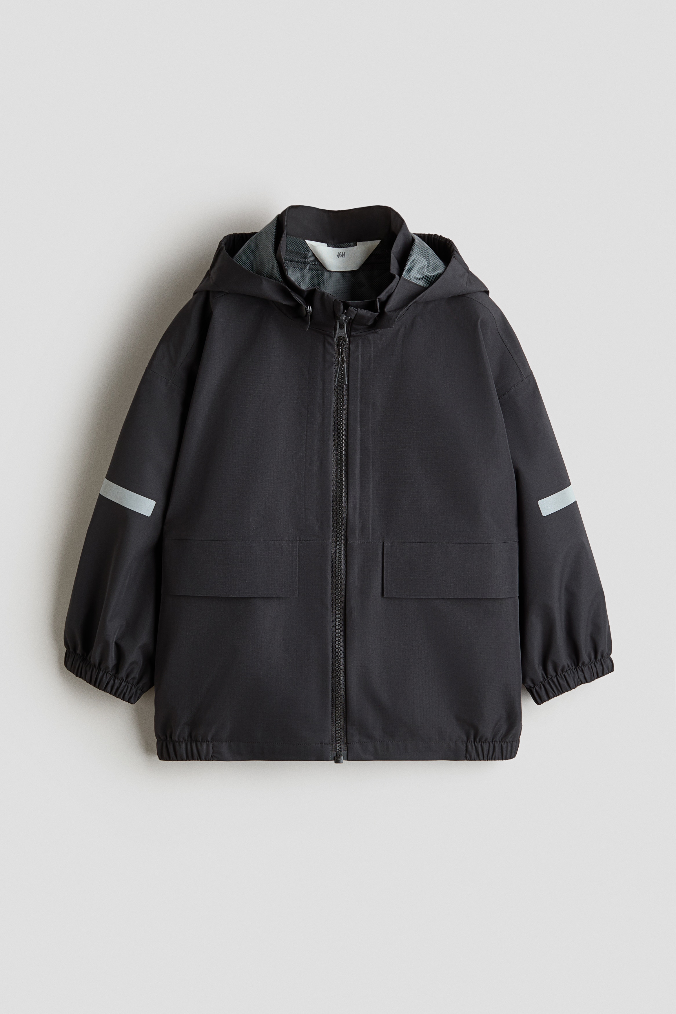 Rain jacket - Black/Dusty blue/Cars/Dusty turquoise/Dinosaurs