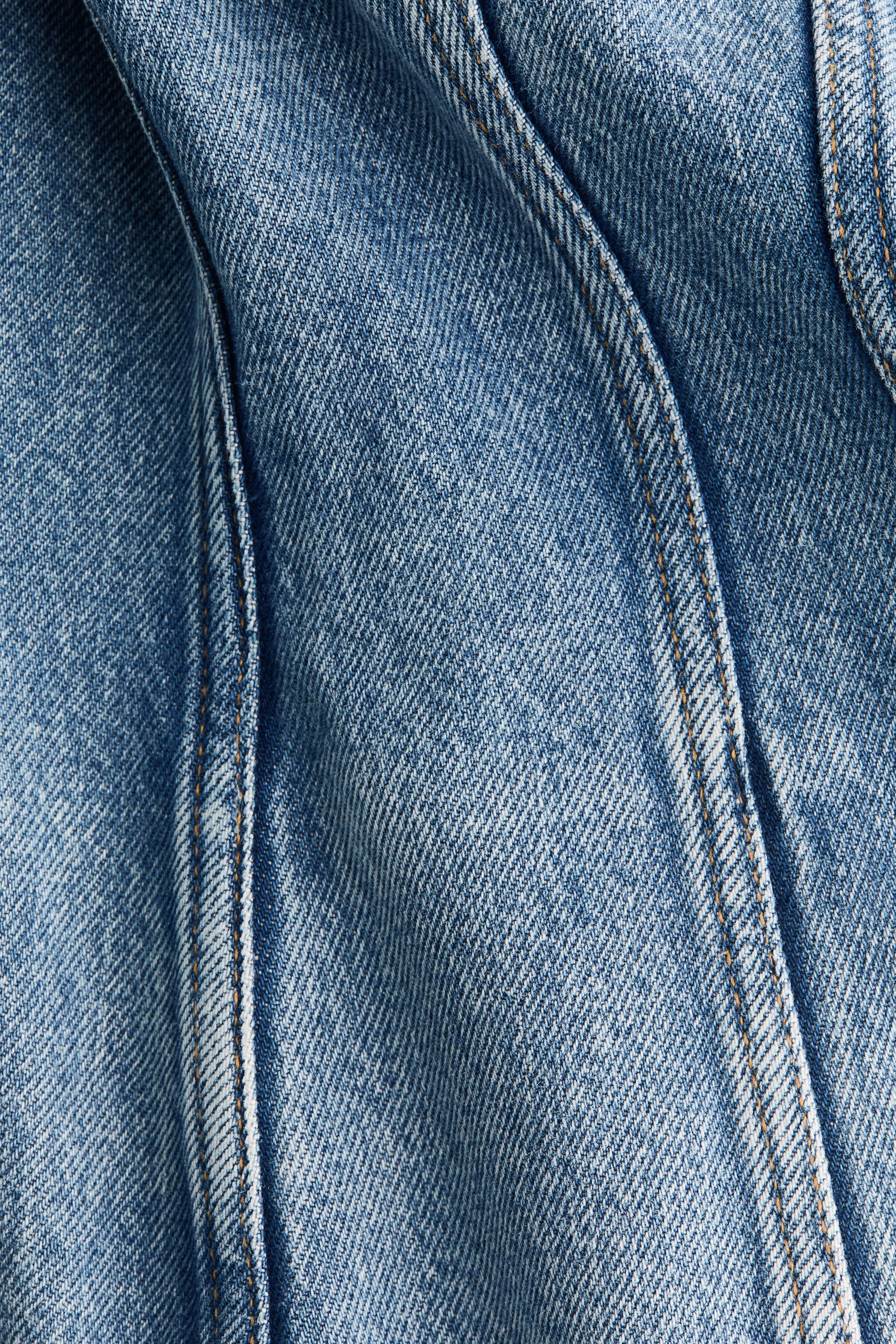 Женские куртки H&M Denim Hourglass Jacket — фото 7