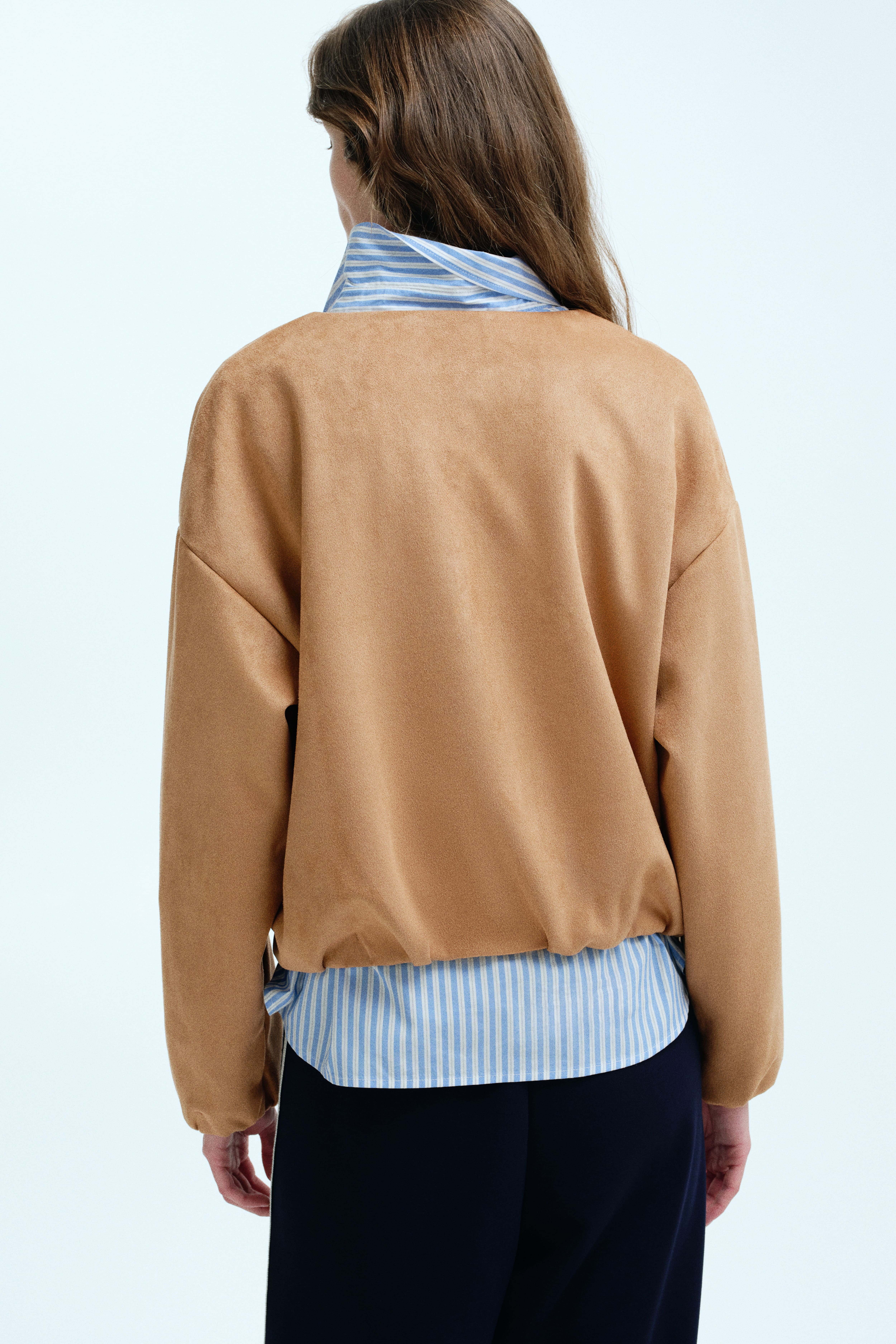 Oversized Jersey Jacket