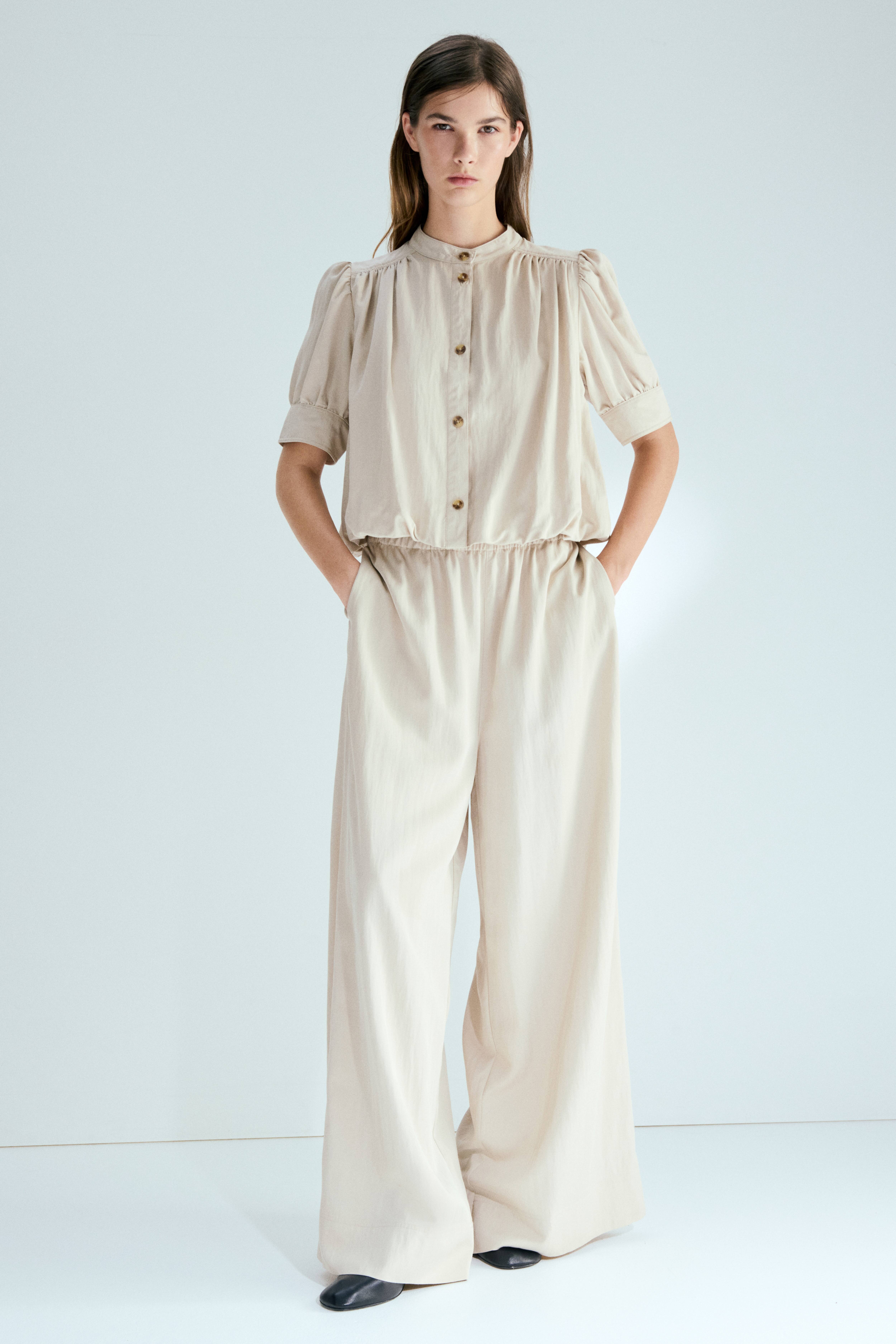 Twill Pull-On Pants