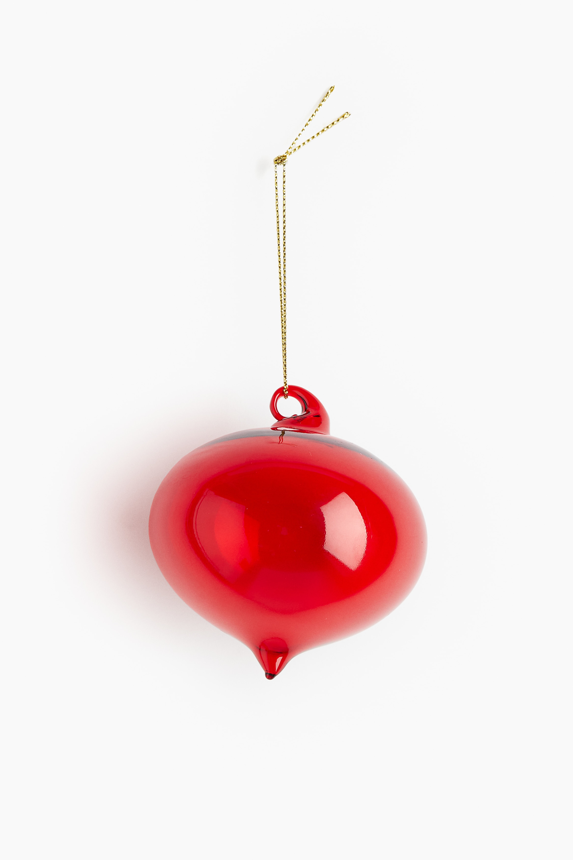 Glass Ornament - Red