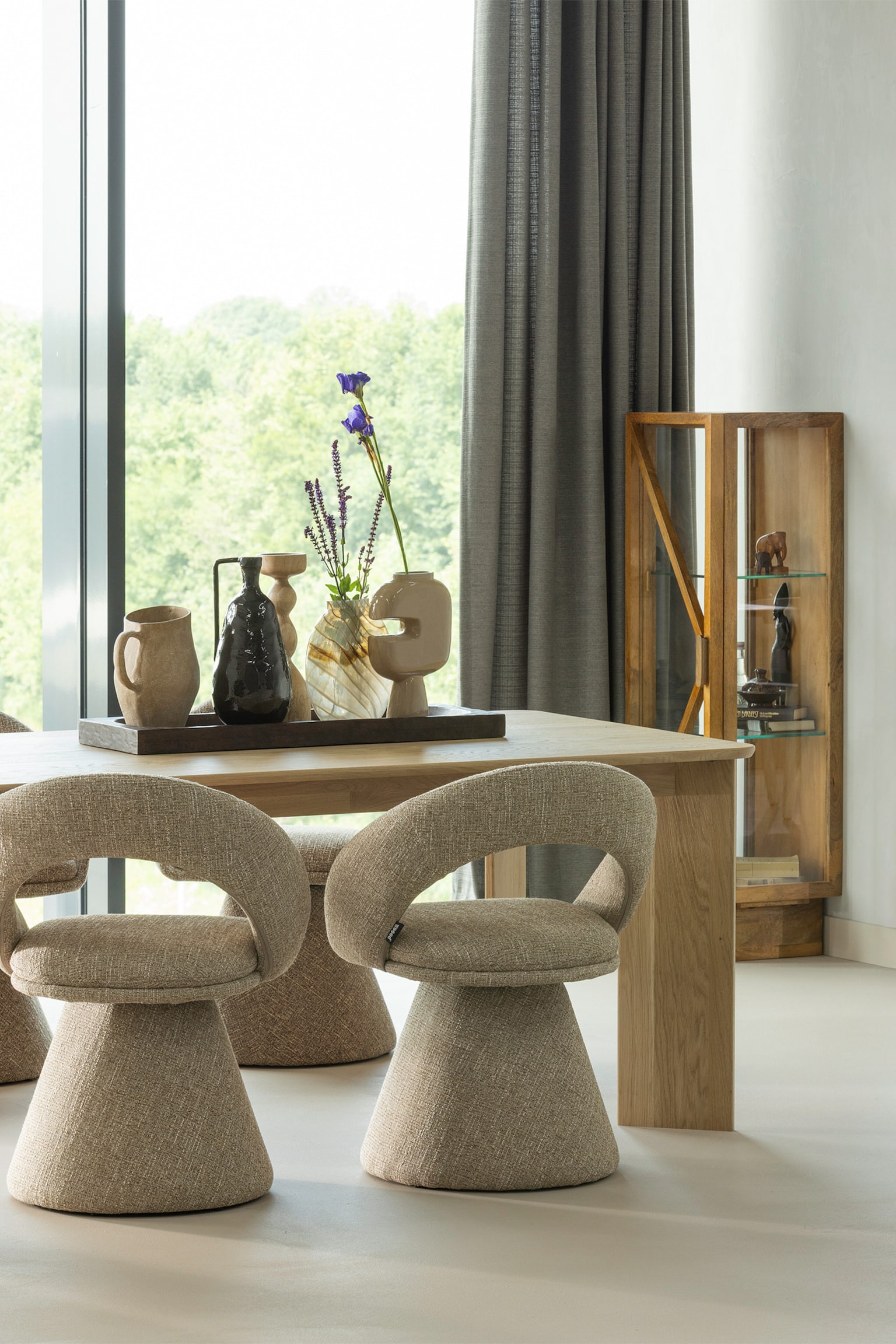 Josie Serving Plate - Marron - 1