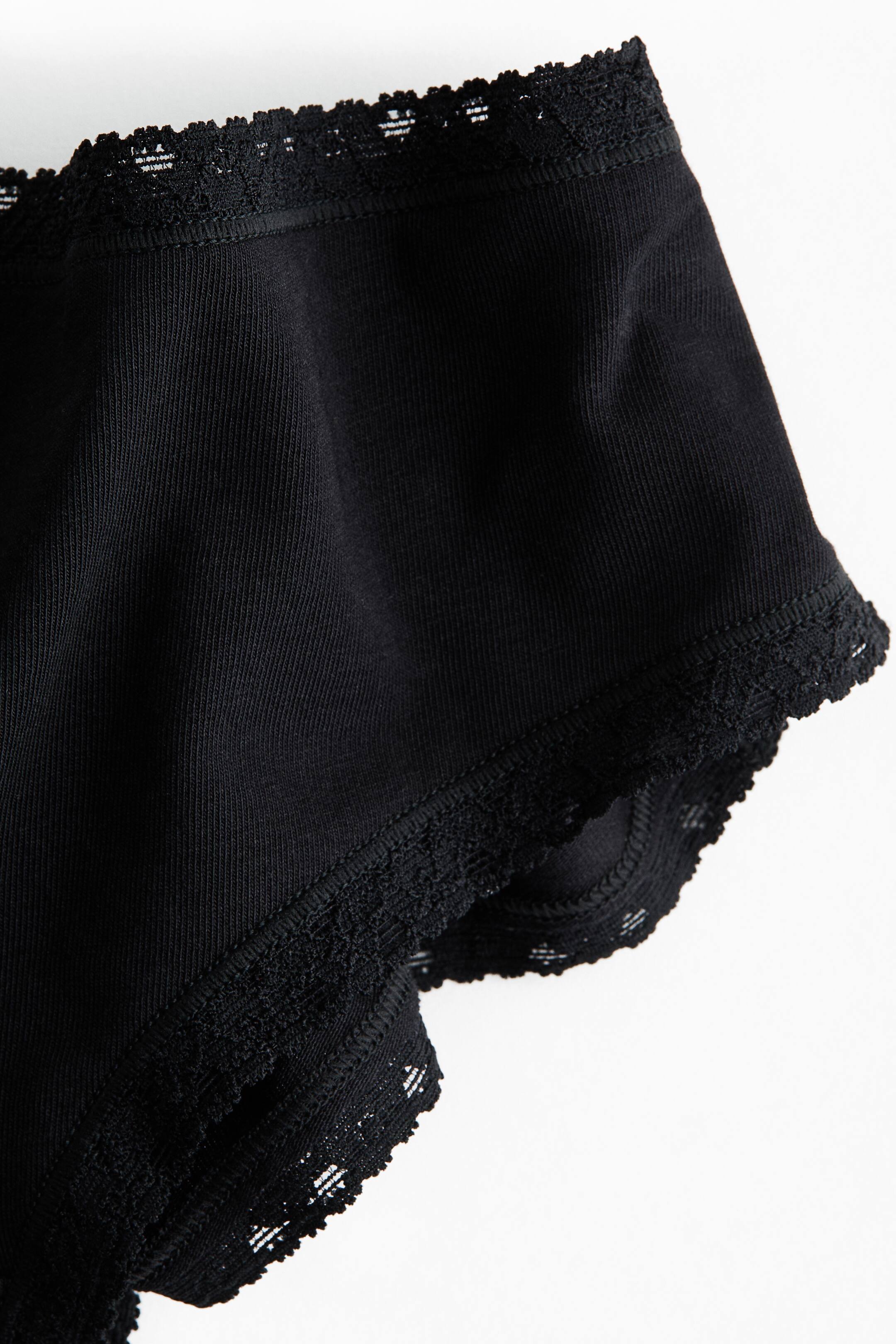 View larger image: 5-pack Cotton Hipster Briefs - Black - Ladies | H&M AU 2