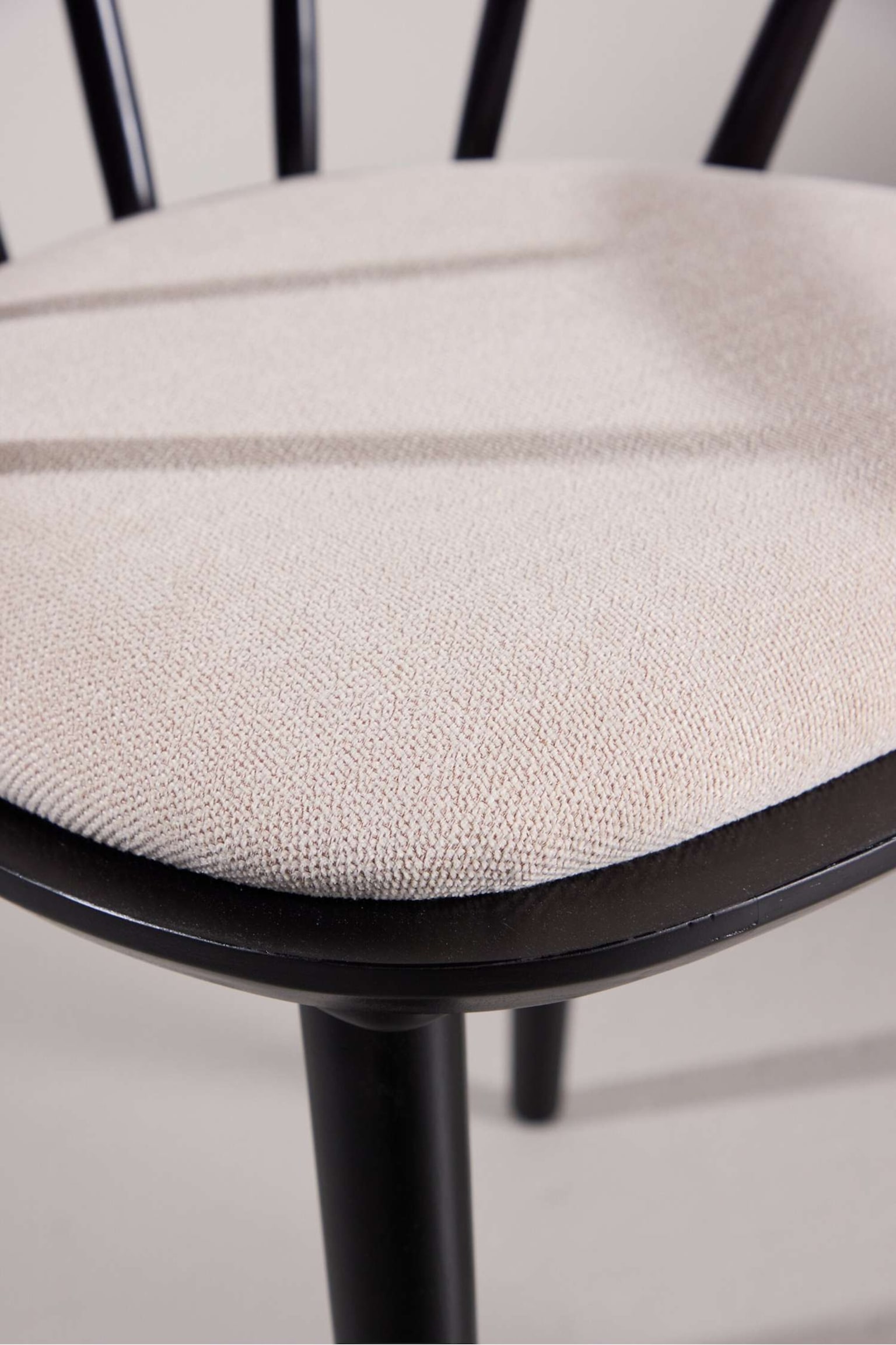 Bobby Dining Chair 2-pack - Drewno Kauczukowe, Czarny/Drewno Kauczukowe, Bielone - 6