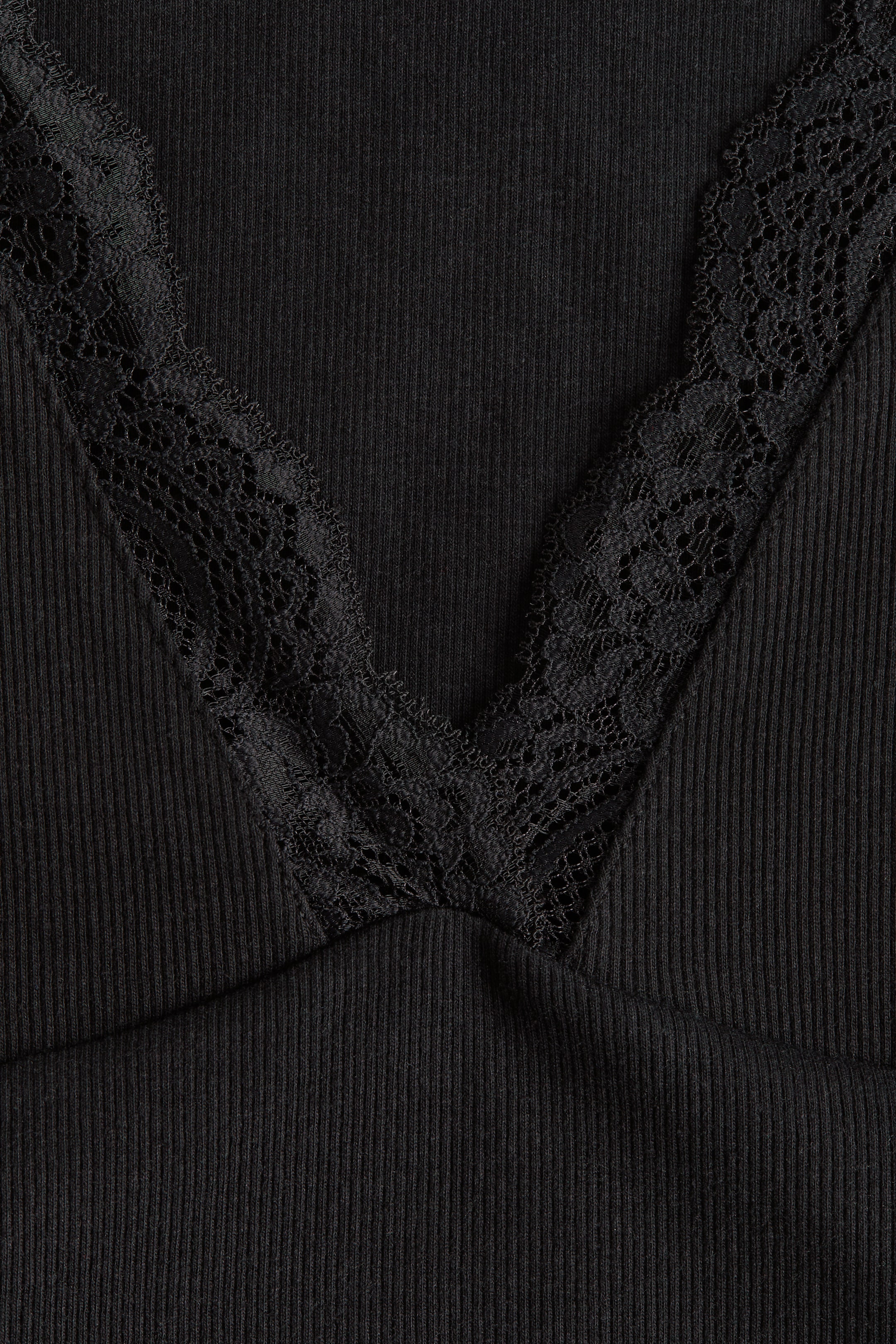 Lace-Trimmed Tank Top
