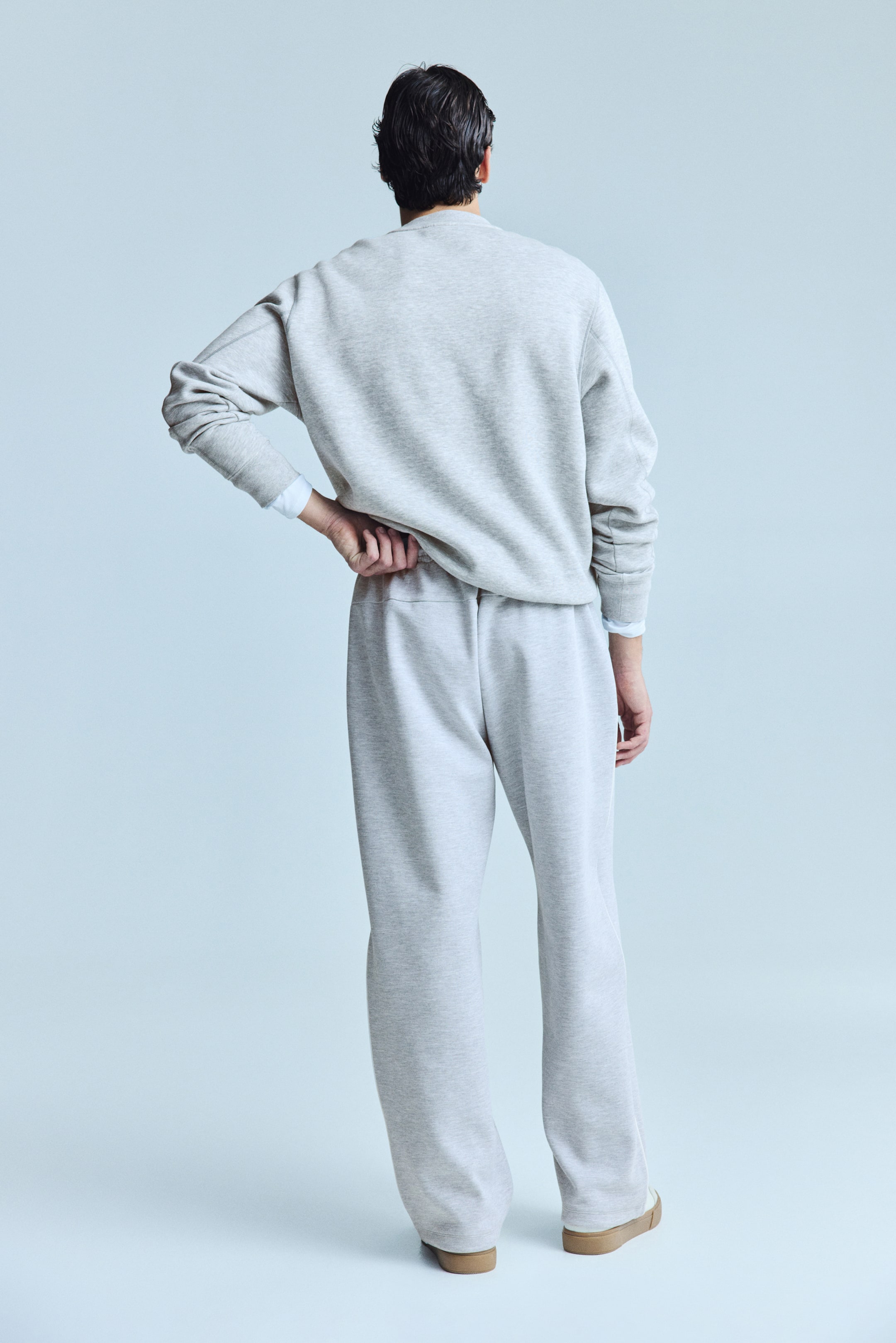 Ingrandisci l'immagine: Joggers sportivi Loose Fit - Light grey marl - UOMO | H&M CH 5