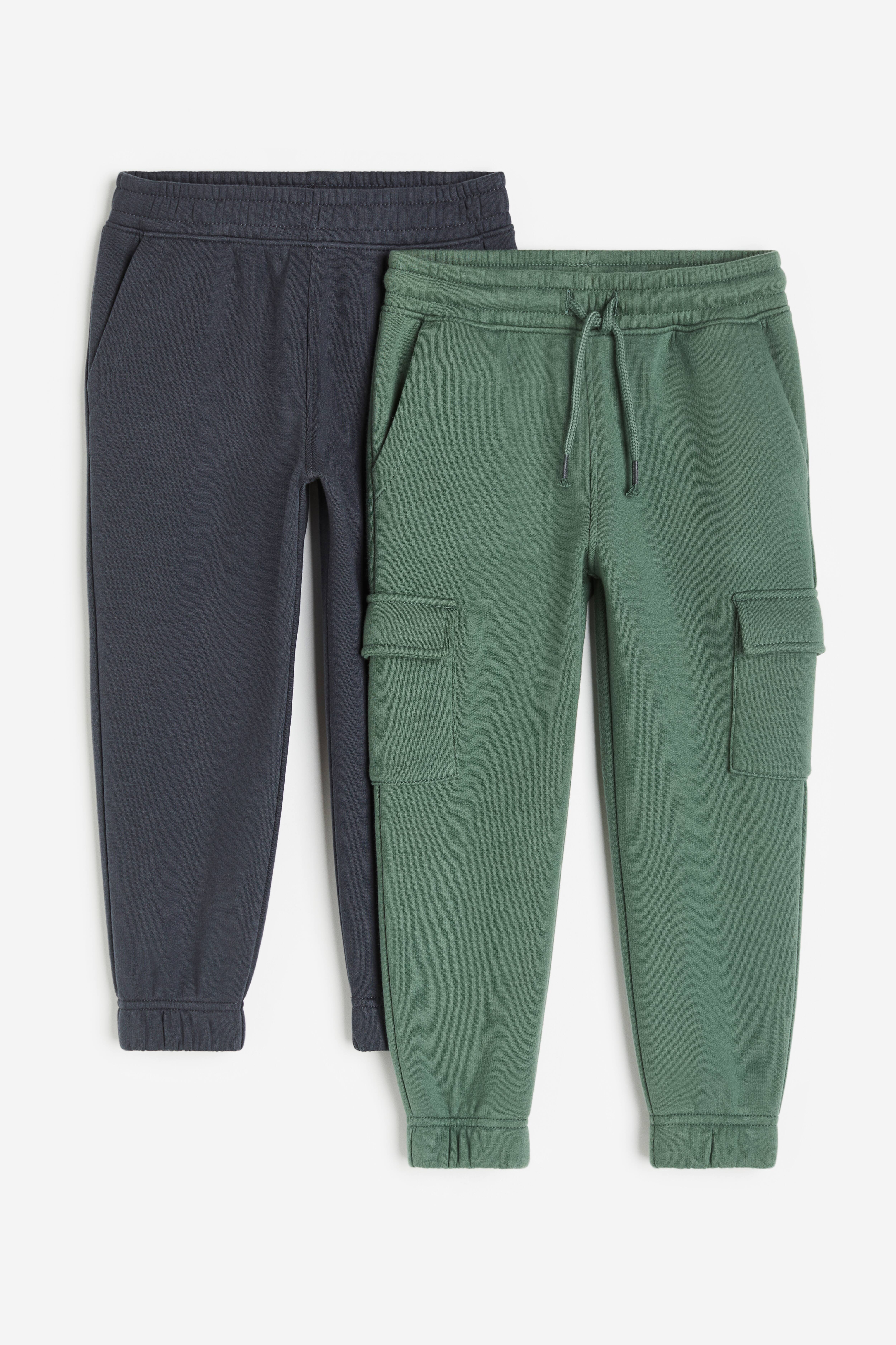 2 pack Joggers Green dark gray Kids H M CA