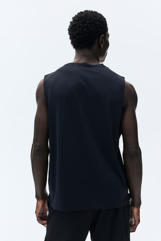 Regular-Fit Sports Tank Top with DryMove™-Dark blue - 4