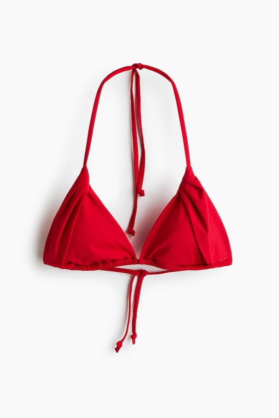 Верх бикини, уплотнённая чашка, треугольные чашки — H&M