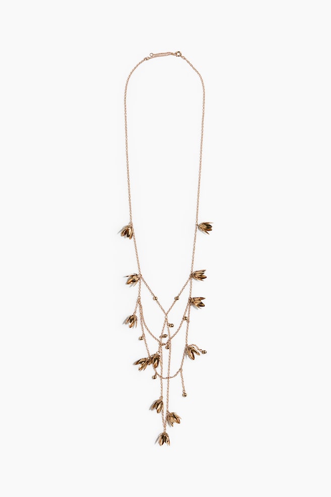 Charm Necklace - Gold-colored - 1