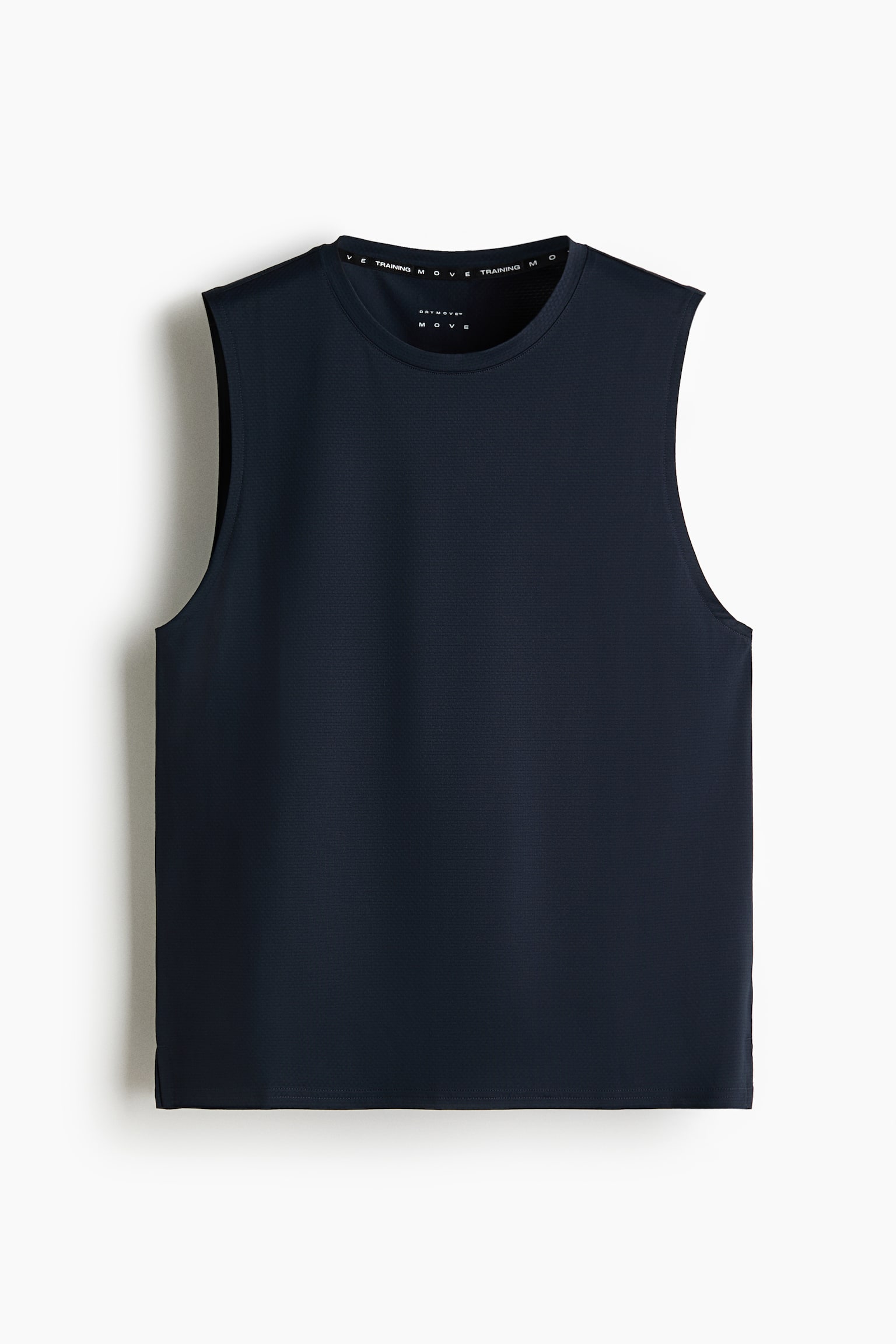 Áo ba lỗ thể thao vải DryMove™ Regular Fit - Màu xanh dương đậm