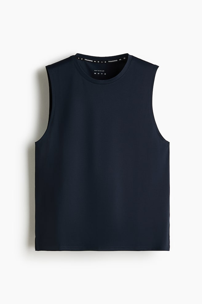 Regular-Fit Sports Tank Top with DryMove™ - Dark blue/Black/White/Brown/Dusty green/Light gray/Light dusty green/Beige - 1