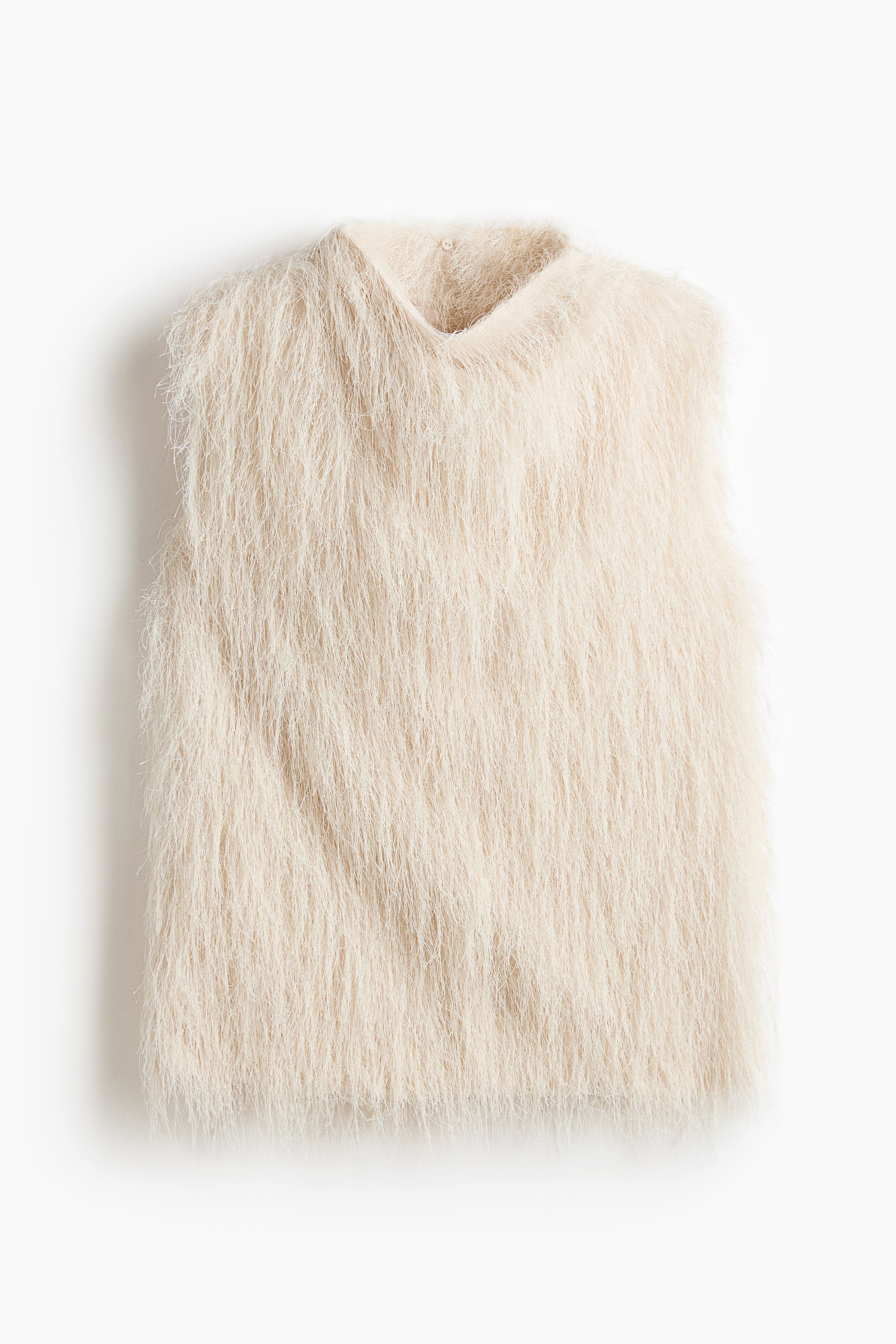 View larger image: Fringed top - Cream - Ladies | H&M MY 6