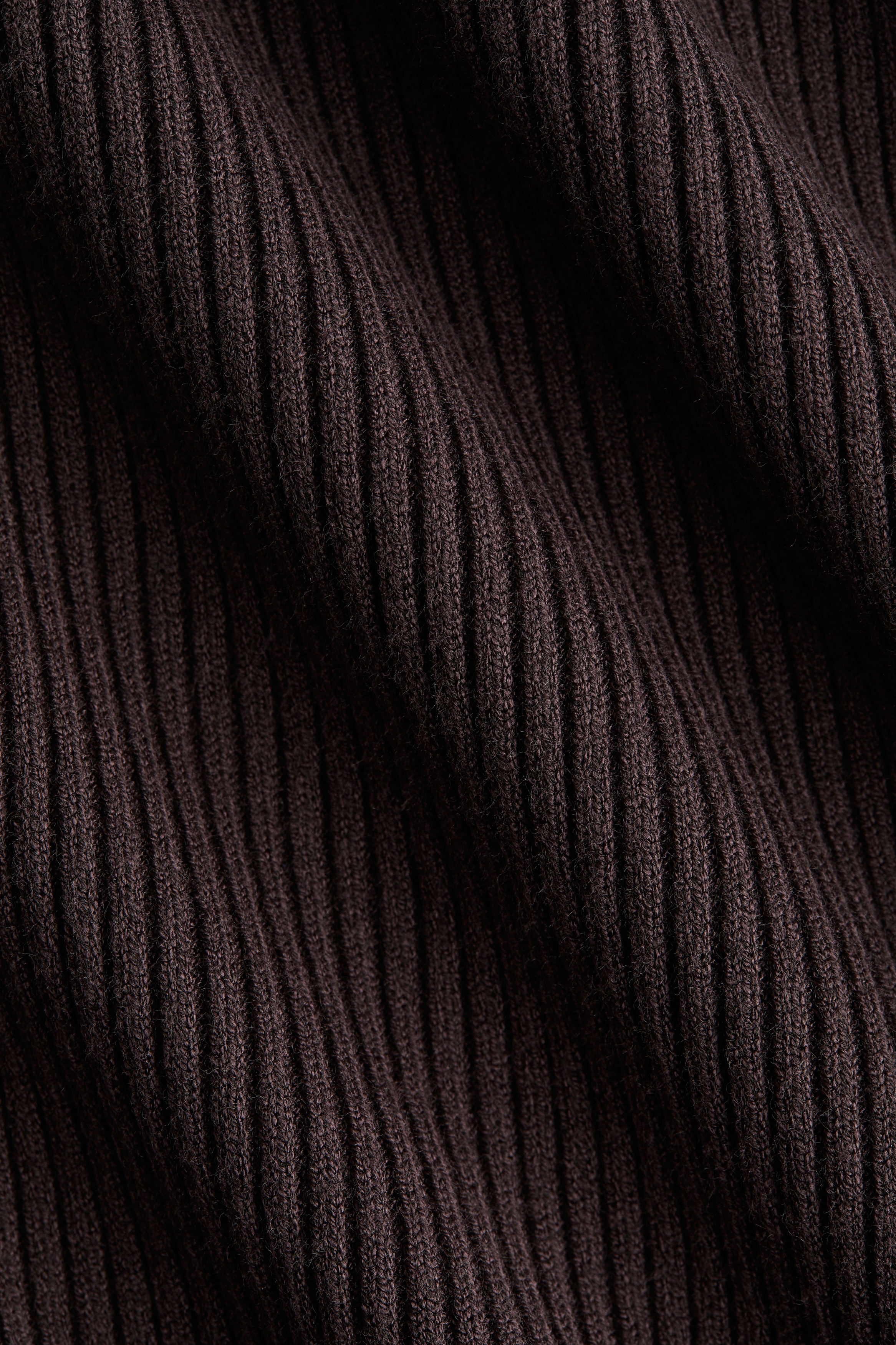 Rib-knit dress