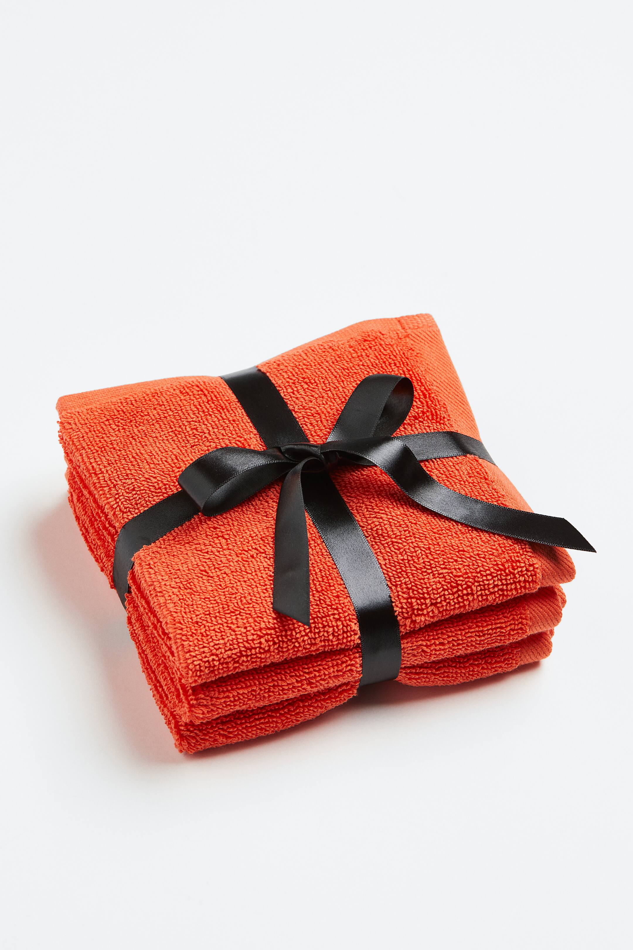Confezione Da 6 Asciugamani Lavaggio 100% Cotone 11x11 – Colori Misti – Cucina Bagno