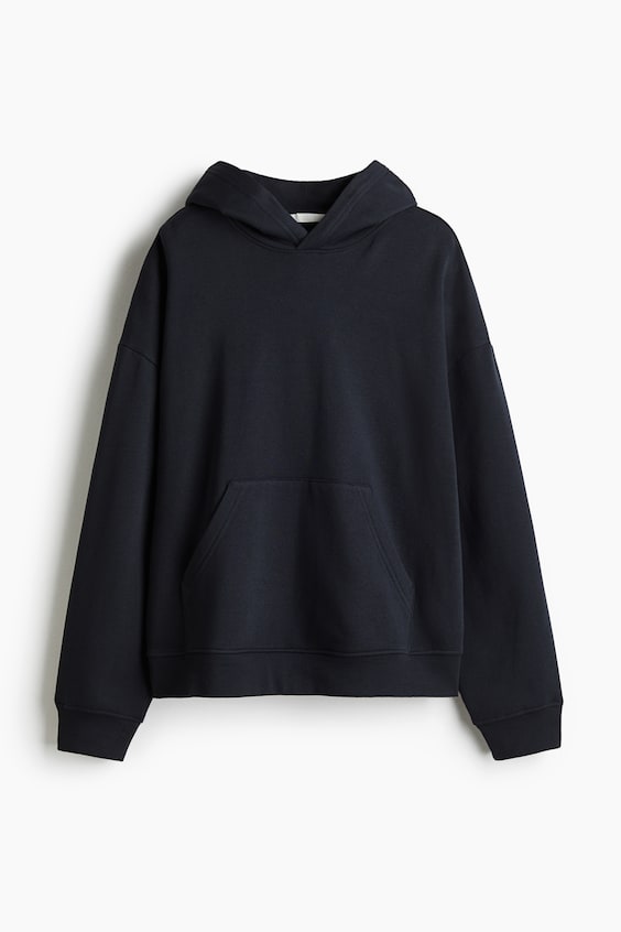 Felpa con cappuccio · blu navy