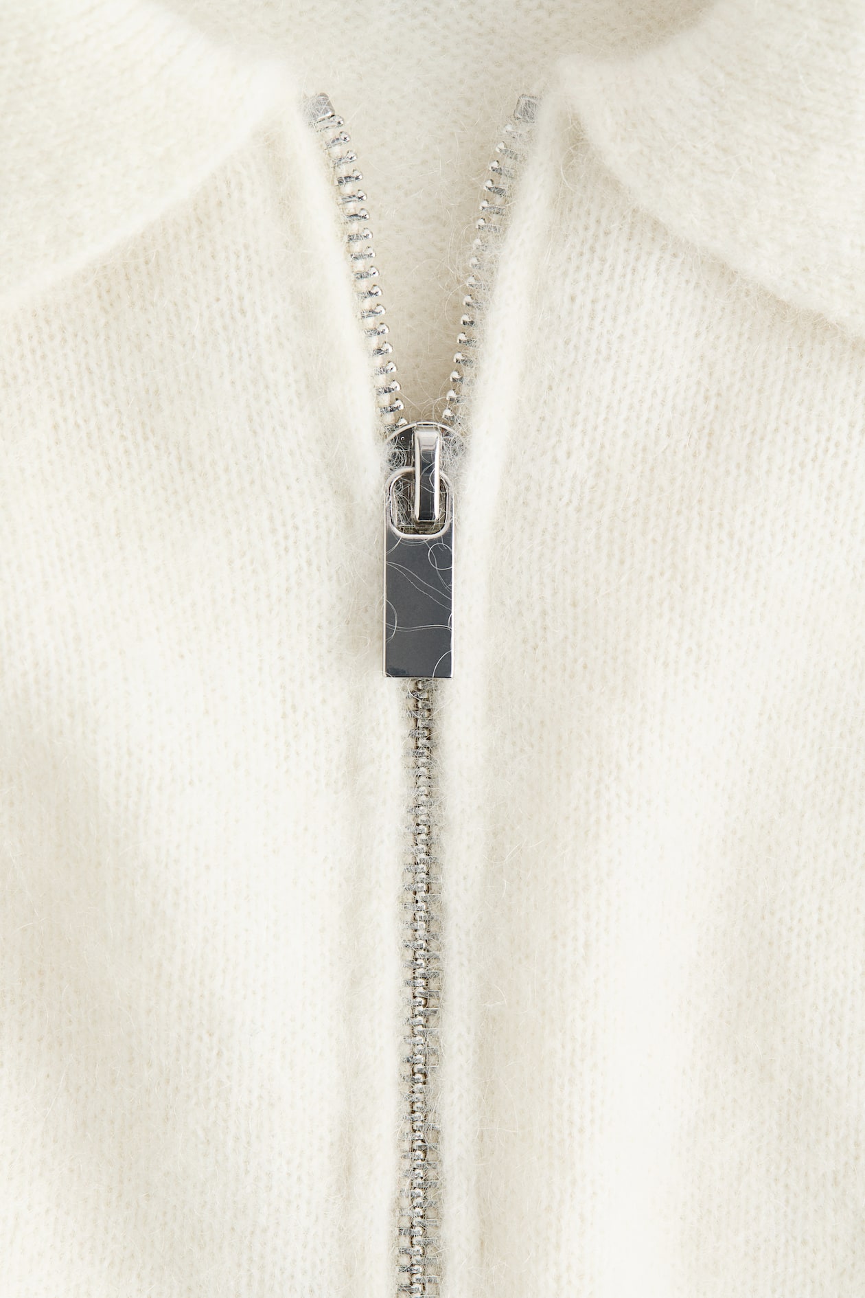 Mohair-Blend Half-Zip Sweater - image 4