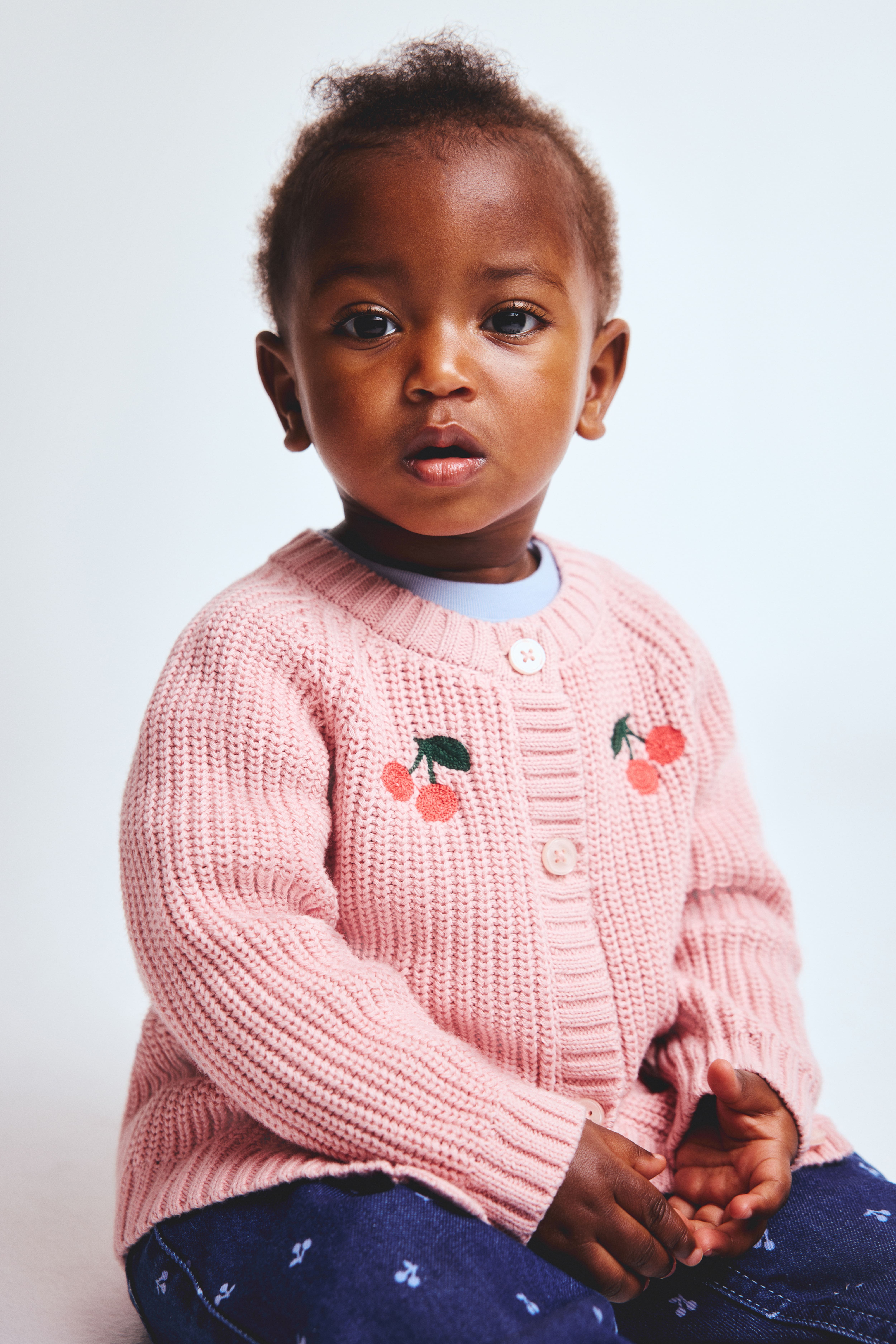 Cardigan with Embroidered Details