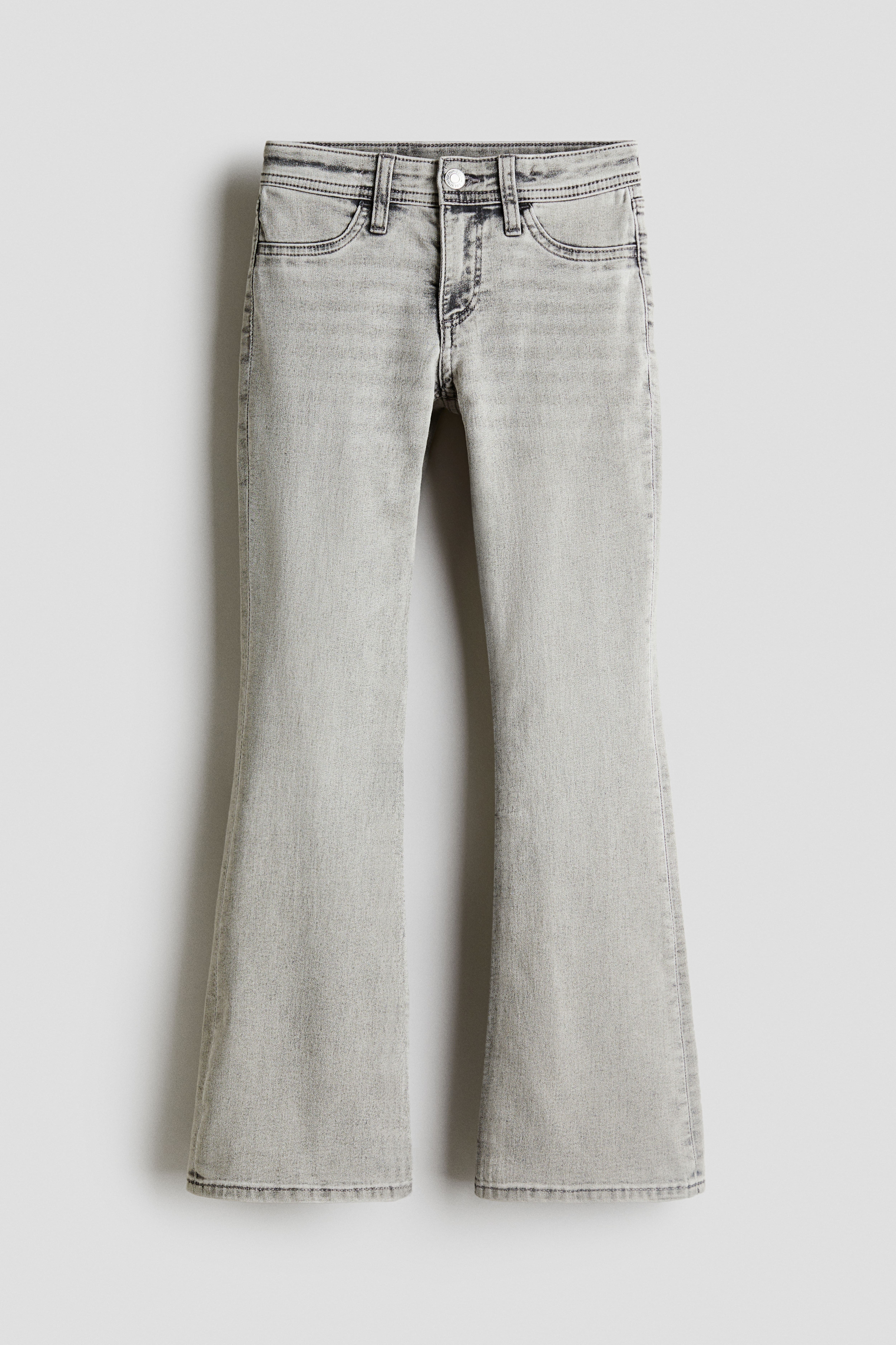 Flared Leg Low Jeans