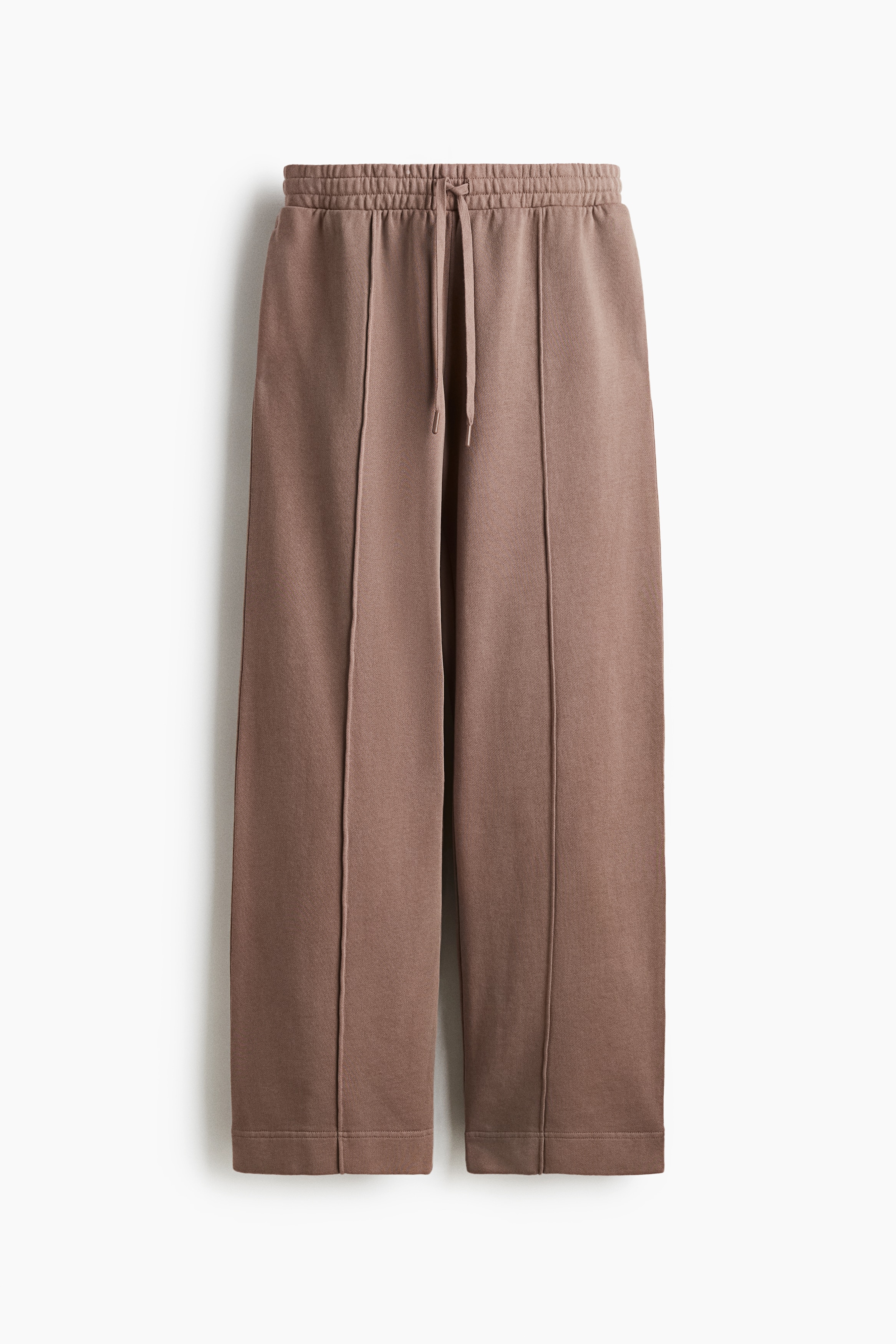 Washed-look sweatpants - Taupe/Dusty pink