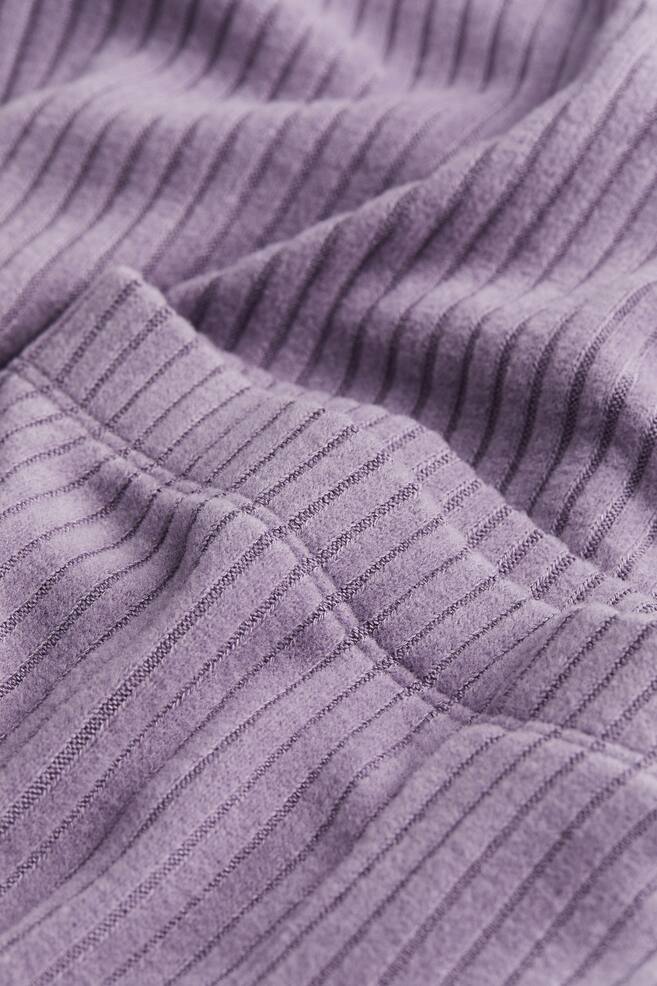 2-piece hoodie and leggings set - Purple/Pink/Pink/Rainbow-striped/Light beige marl/dc - 4
