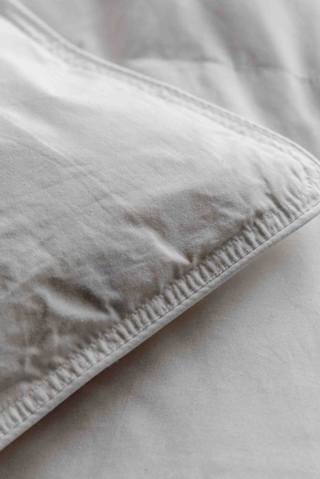 Duck Feather & Down Duvet Single - White - 7
