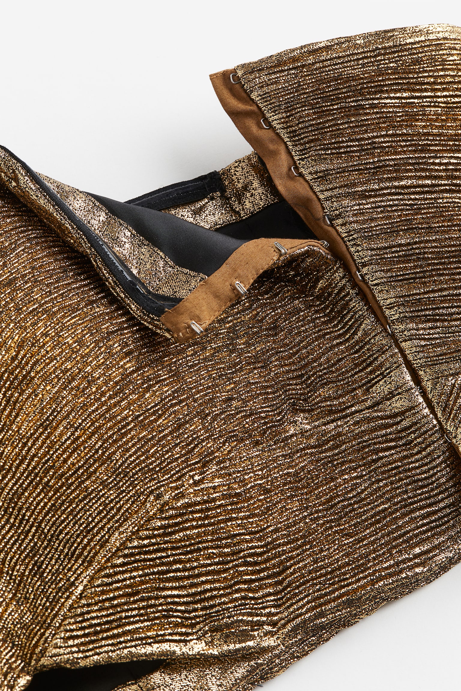 Áo bustier óng ánh - Màu vàng kim - 2