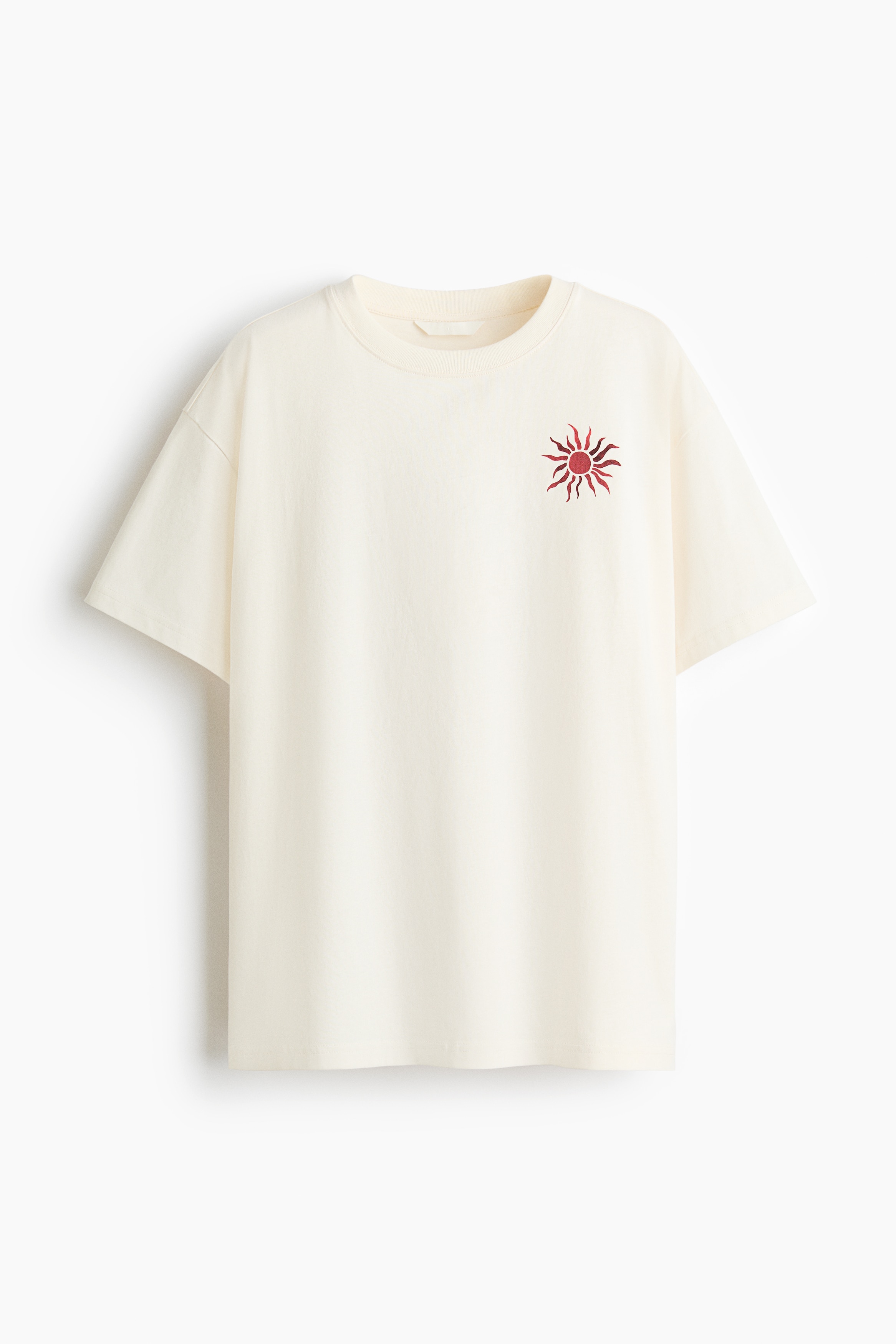 Printed T-shirt - Cream/Sol De Verano/Light blue/Salty Breeze