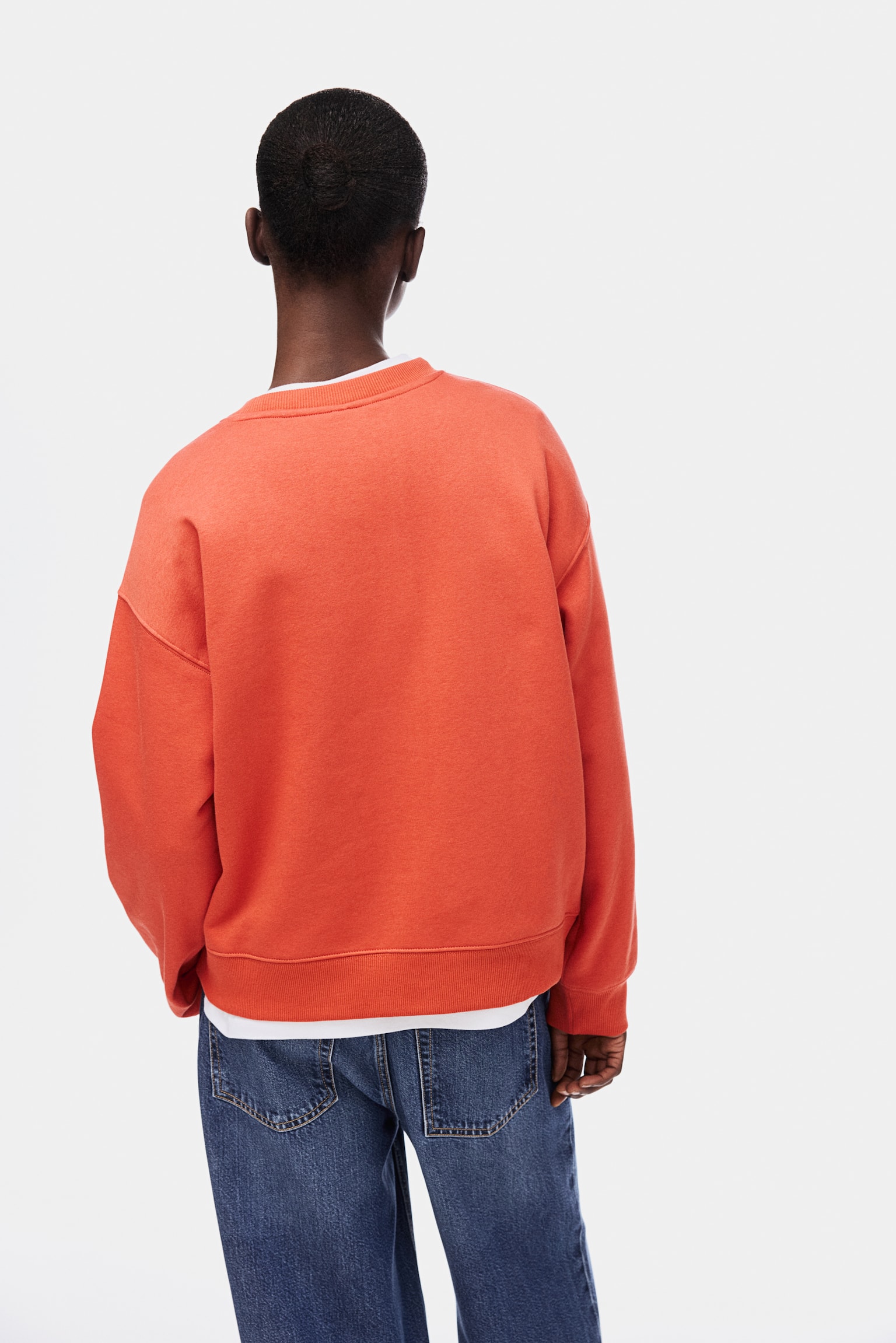Text-motif sweatshirt - Orange/Paris/Light grey marl/NYC/Dark grey/Brunch/Light turquoise/Art Collective/Light grey/Athletics/Cream/Le Club/Rust red/Paris/Olive green/Ce Soir/Navy blue/Paris - 3