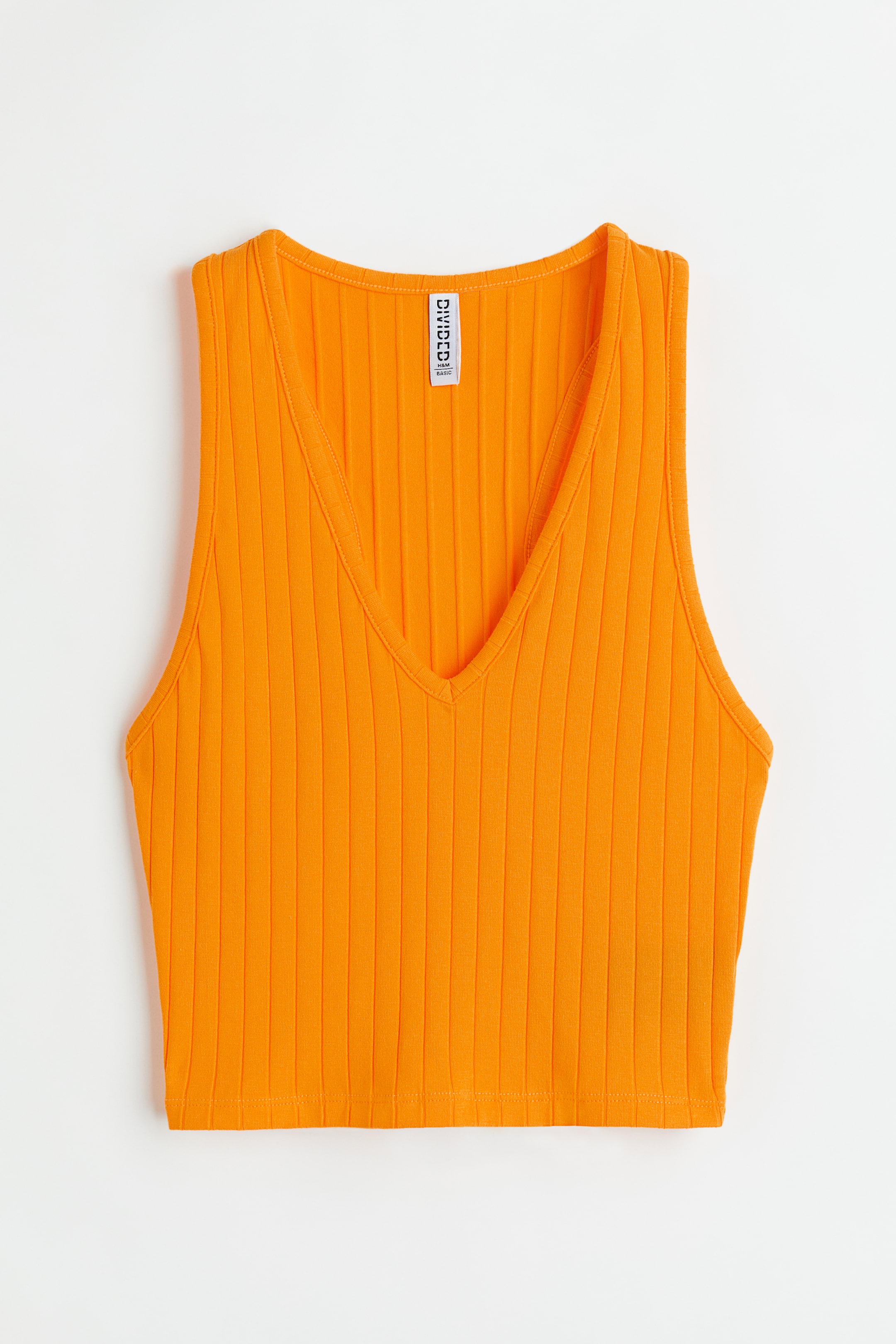 Crop Tank Top - Orange - Ladies | H&M US