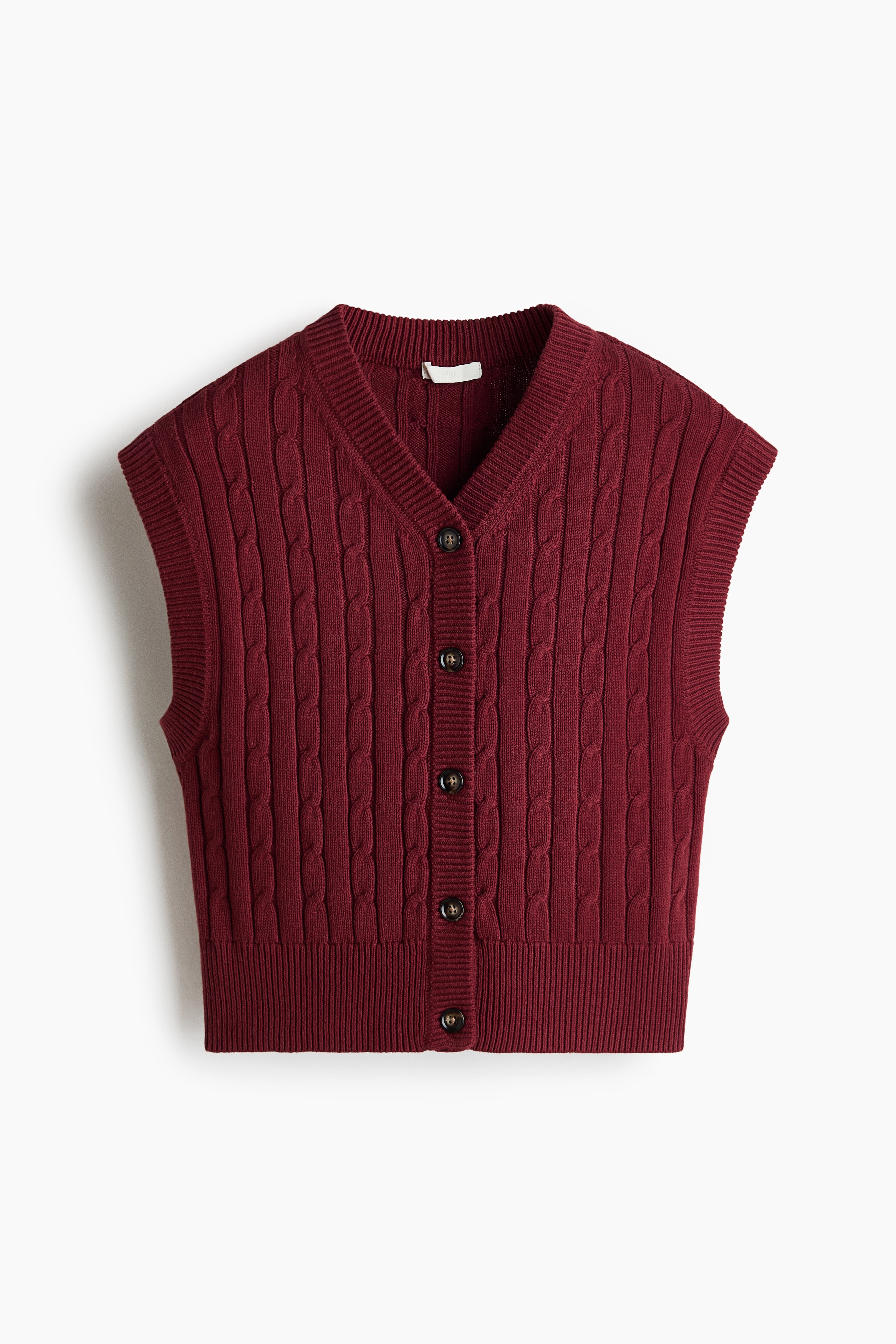 Cable Knit Vest
