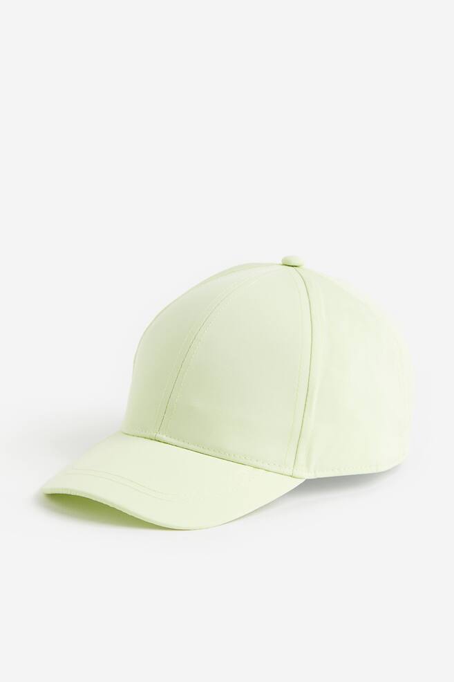 Water-repellent sports cap - Light green/Black/Light beige - 1