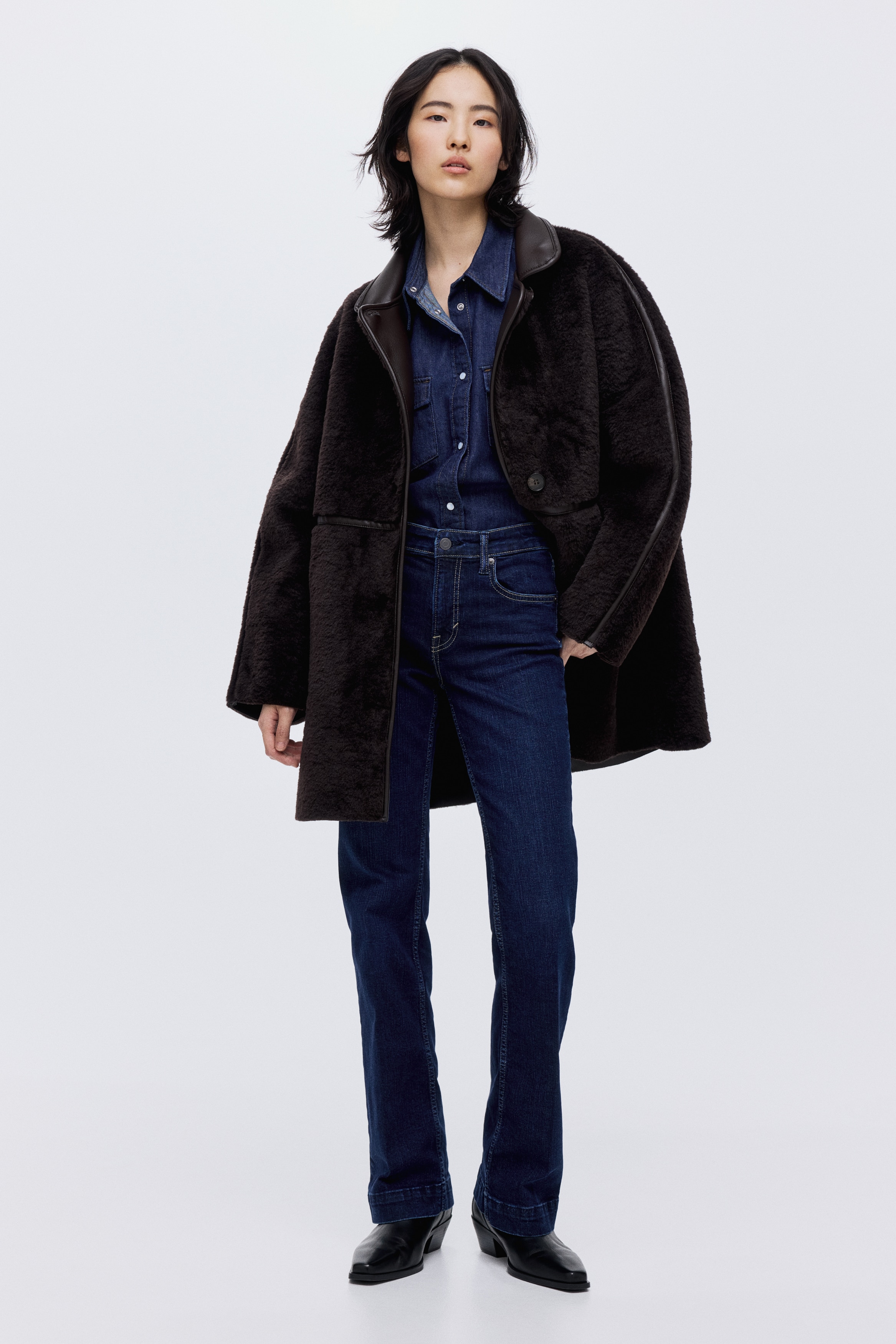 Bootcut Regular Jeans - Dark denim blue/Denim blue/Black/Dusty denim blue