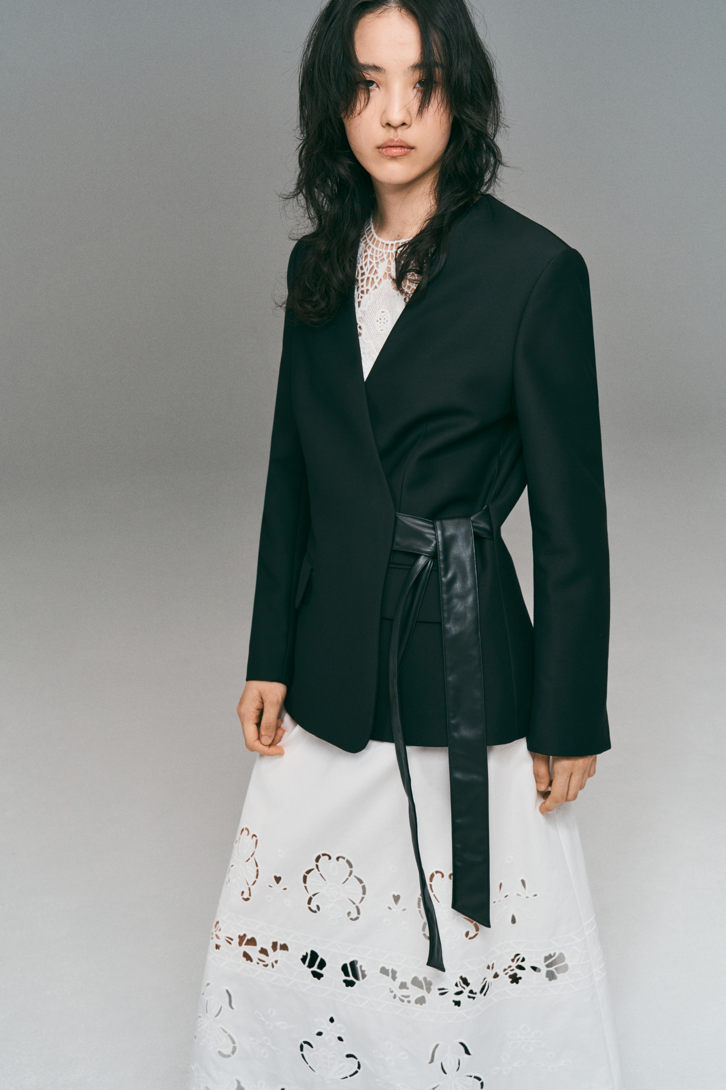 H & M - ラップブレザー - ブラック H & M - ラップブレザー - ブラック