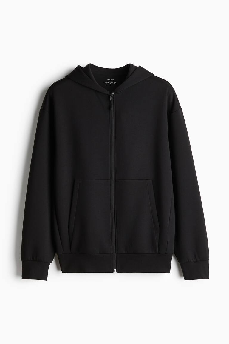 H&m Black Sports Jumper H&M Men Sports Hoodie In DryMove