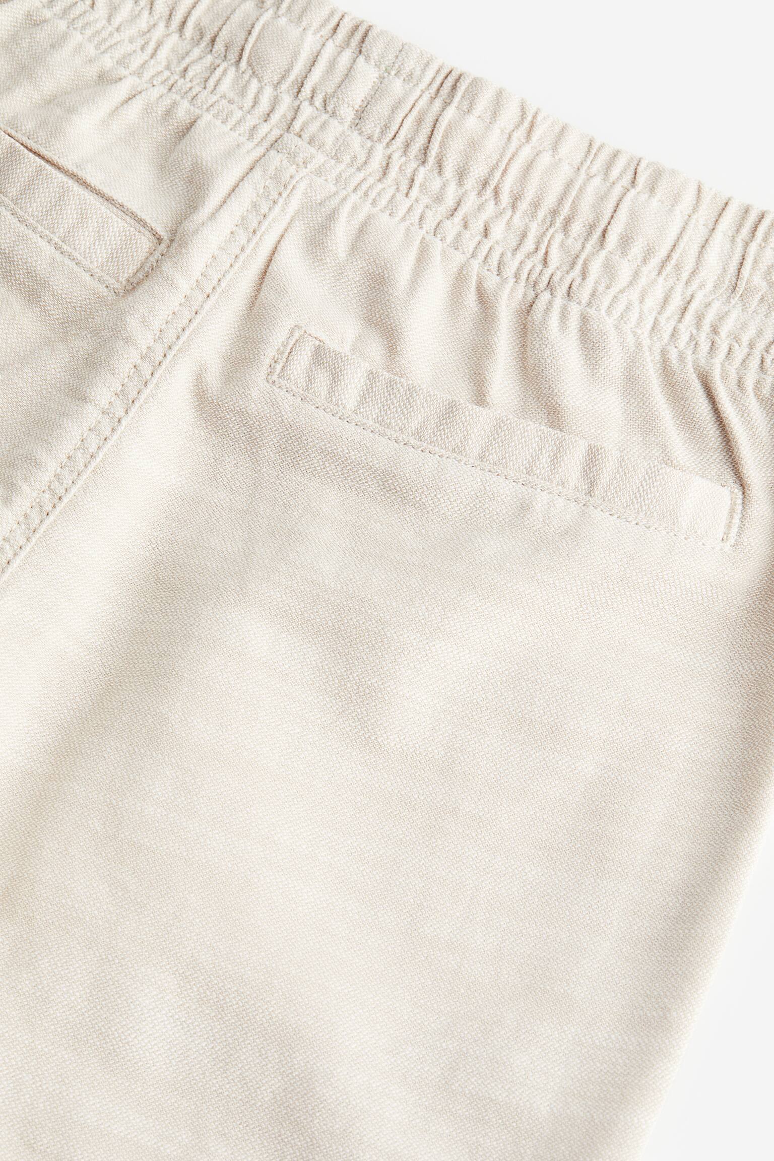 Cotton shorts - Light beige/Grey/Dark blue - 2