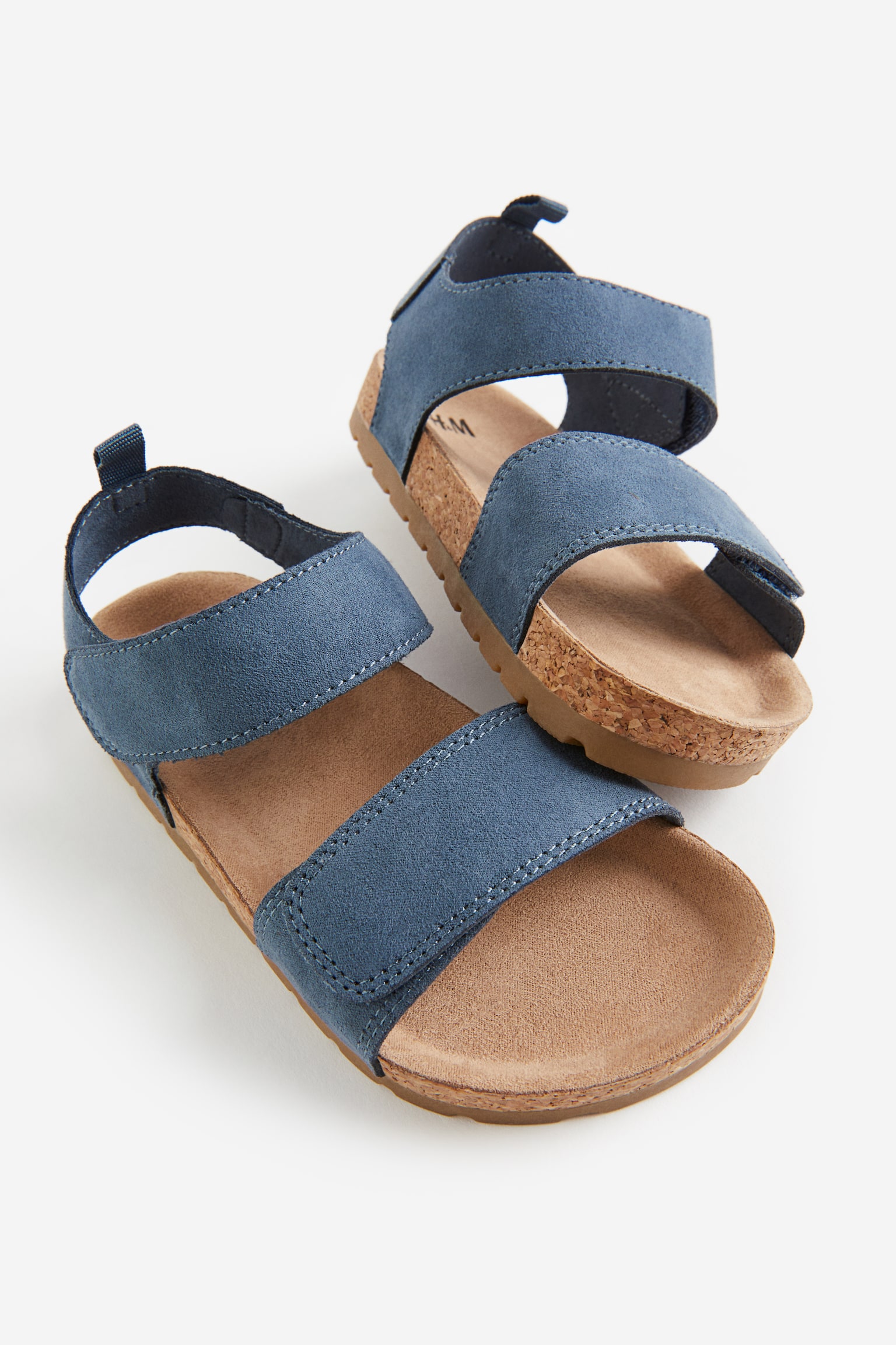 Ankle Strap Sandals - Blue/Light green/Light blue/Mole - 2