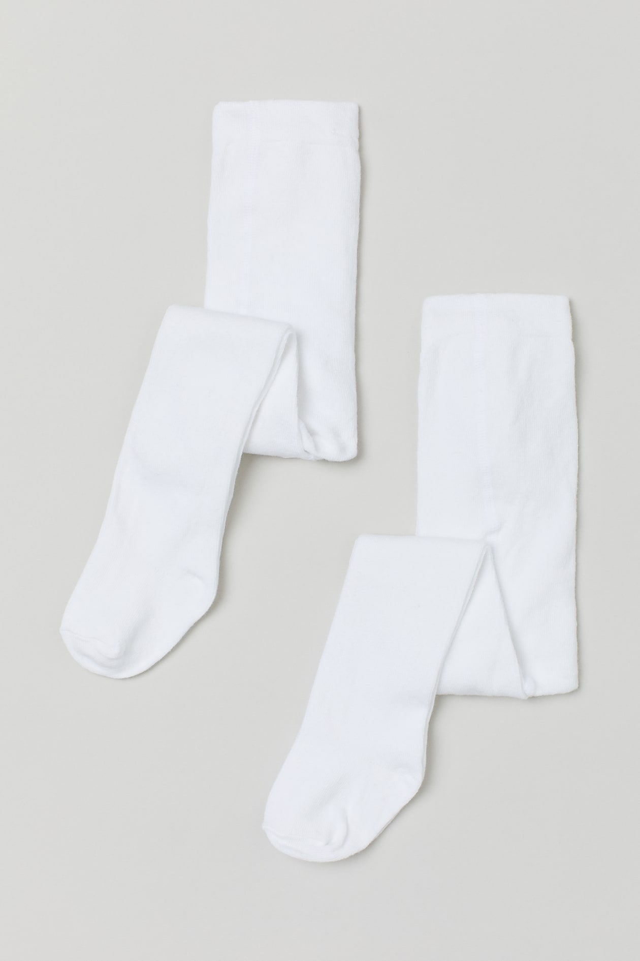 2-pack Tights - Regular waist - White - Kids | H&M US