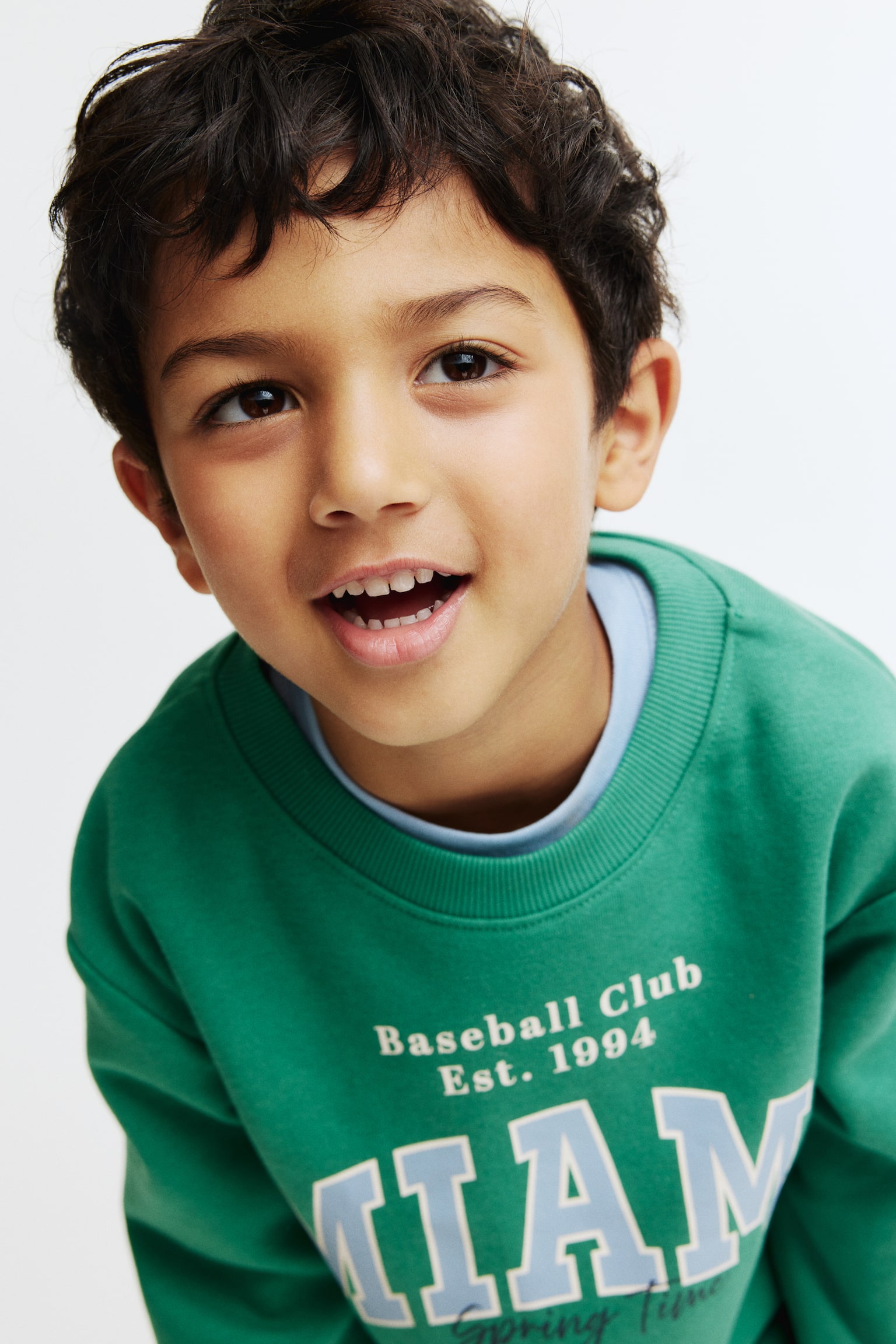 Printed sweatshirt - Green/Miami - 4