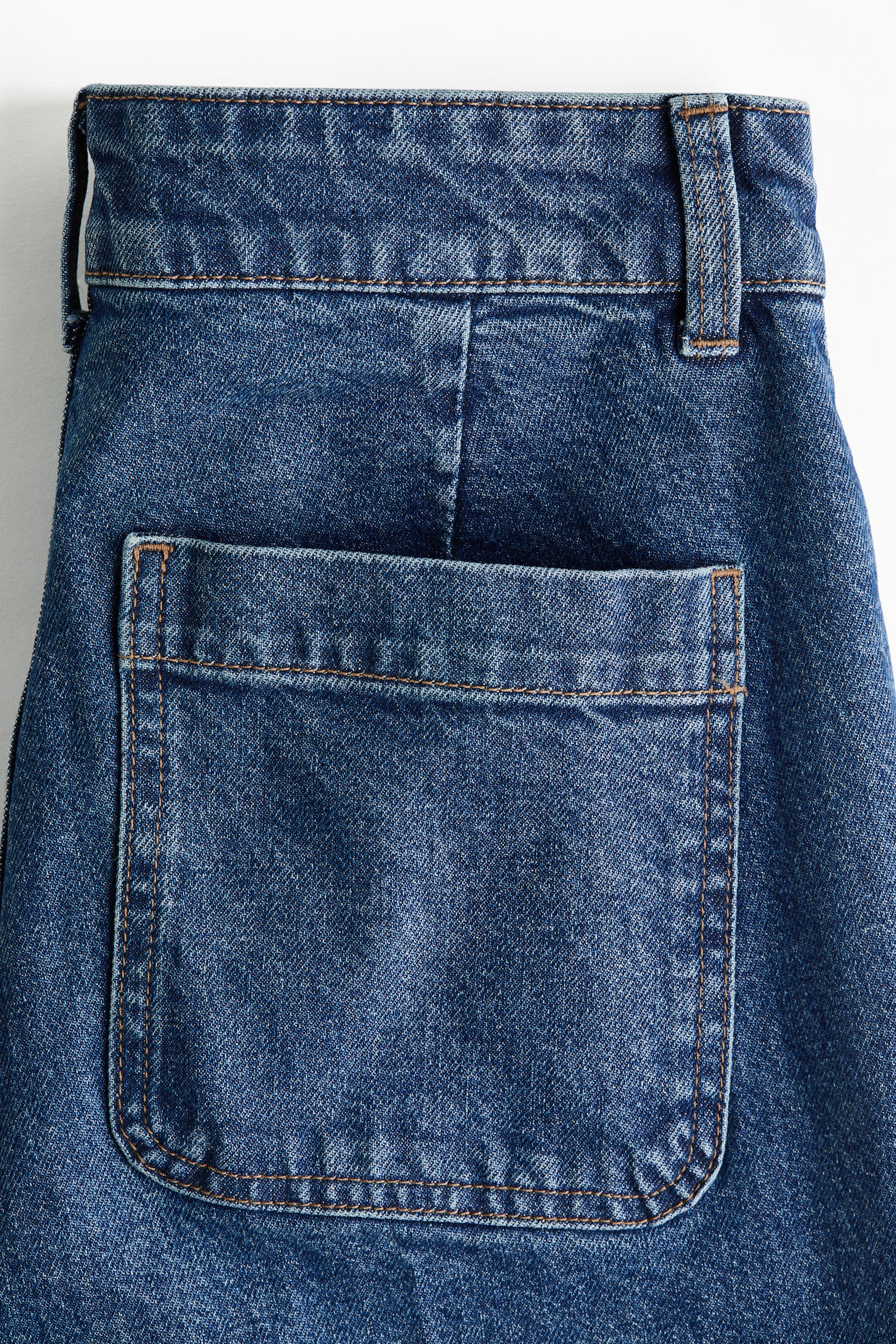 Женские джинсы H&M Straight High, цвет: Джинсовый синий — фото 6